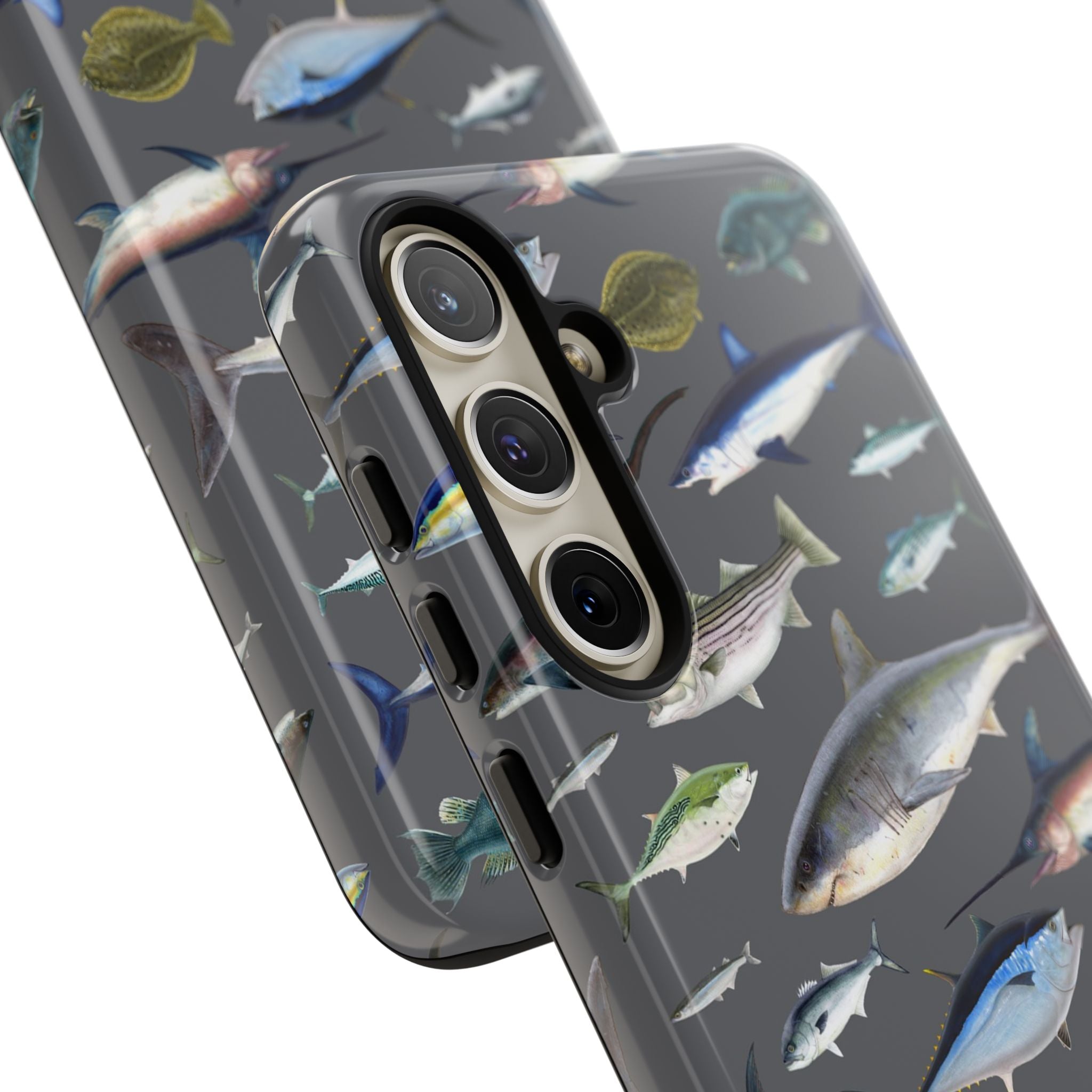 New England Offshore Fish Grey Phone Case, NEW!  (Samsung)