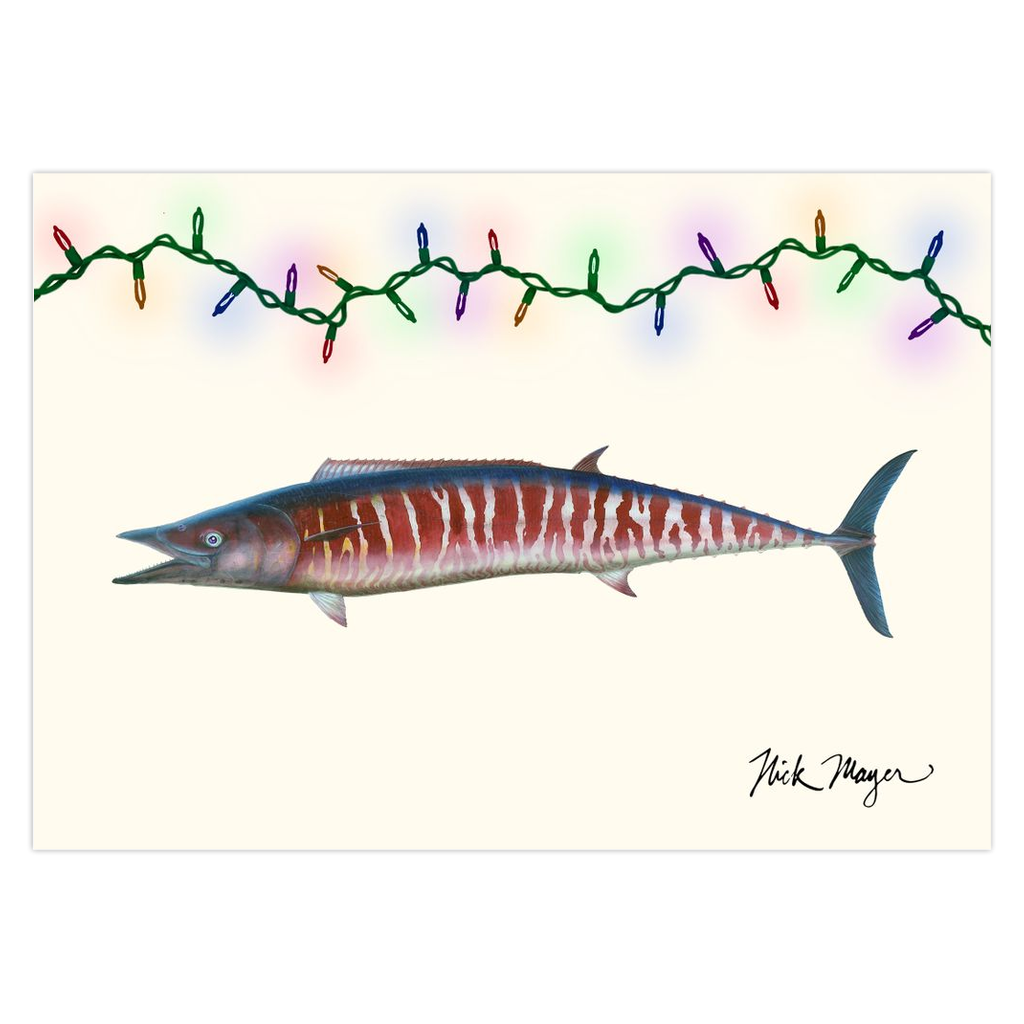 Wahoo Lights 1 Christmas Cards - NEW for 2024!