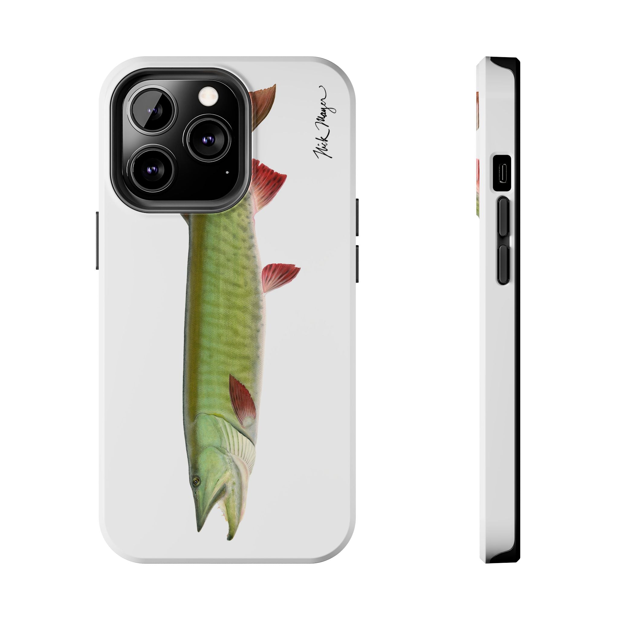 Trophy Muskie White Phone Case (iPhone)