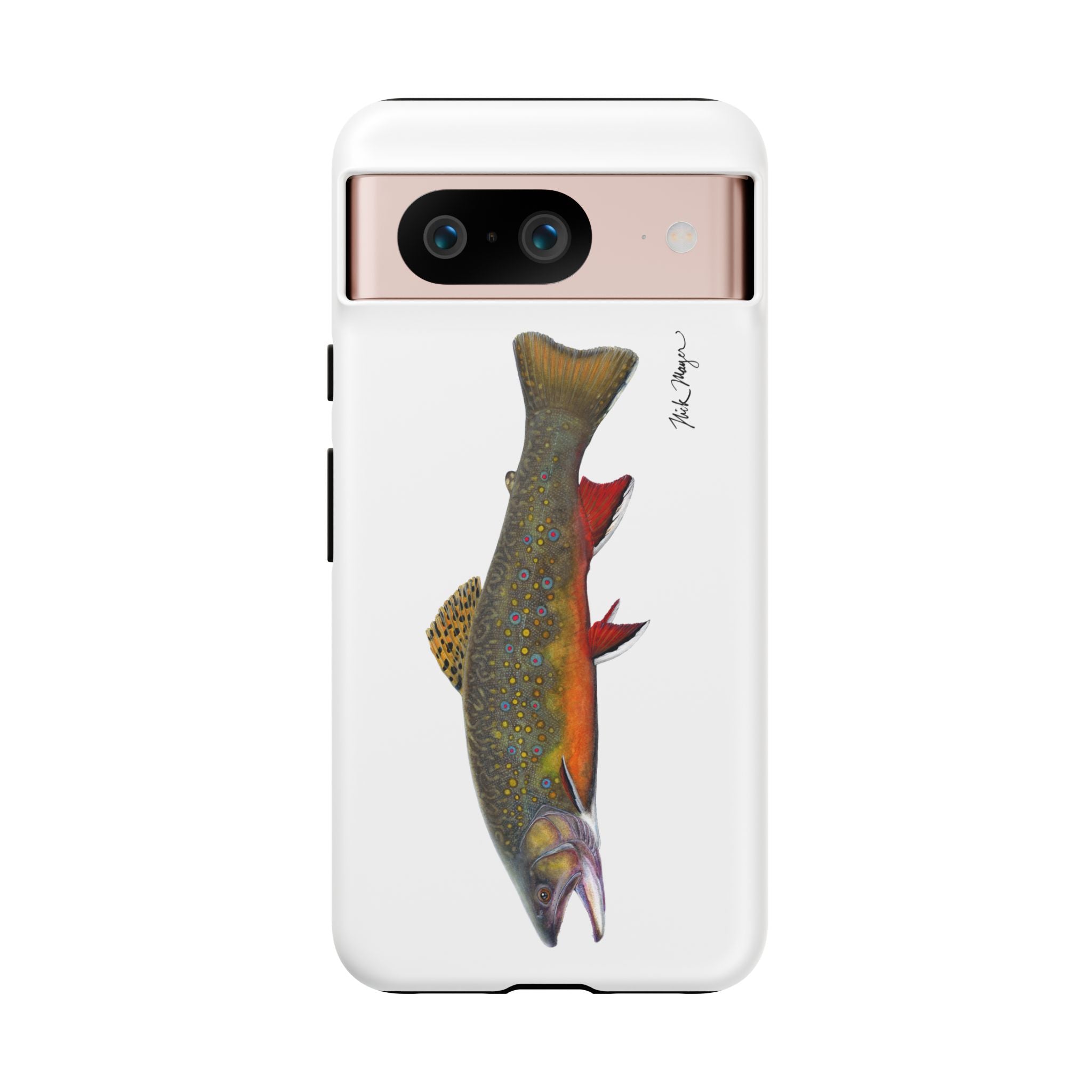 Brook Trout White Phone Case (Samsung)