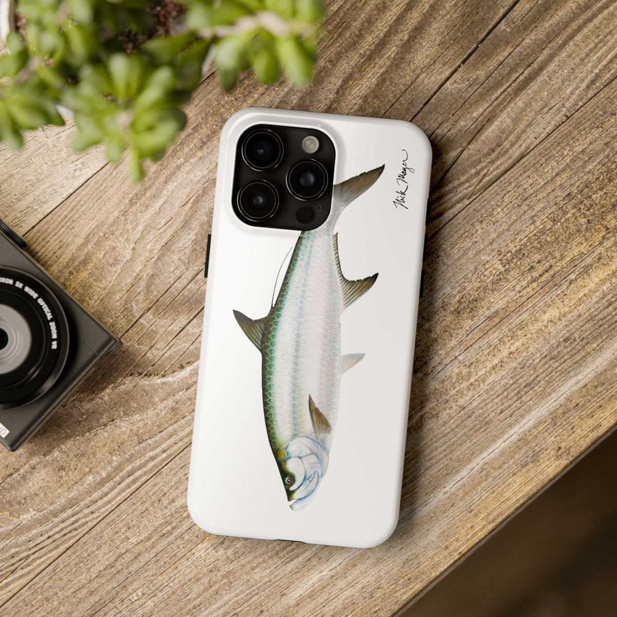Tarpon White Phone Case (iPhone) Printify