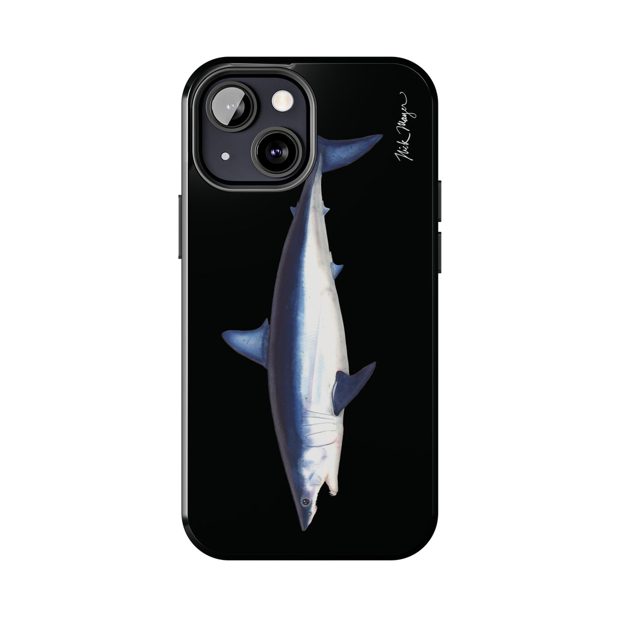 Mako Shark Black iPhone Case Printify