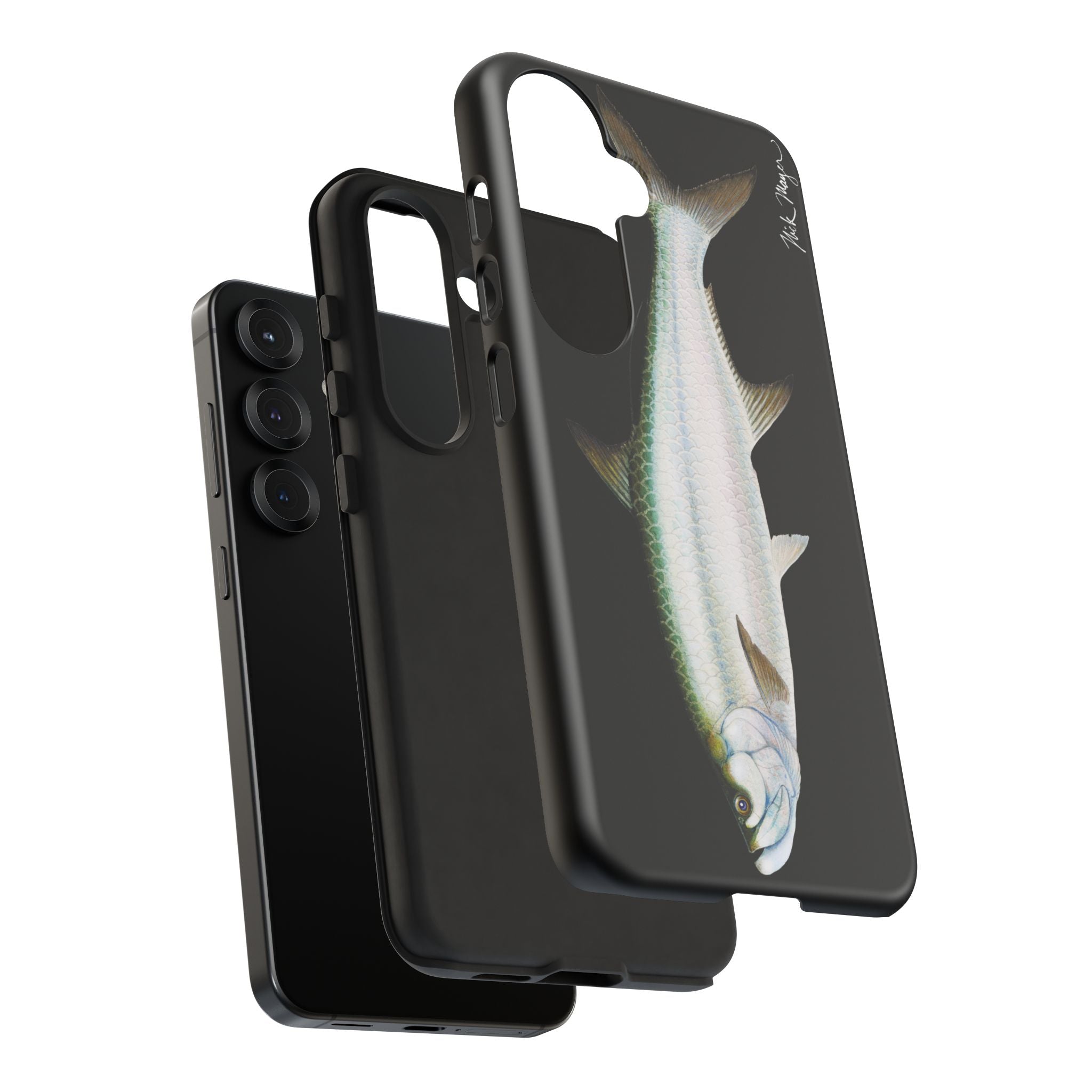 Tarpon Black Phone Case (Samsung) Printify