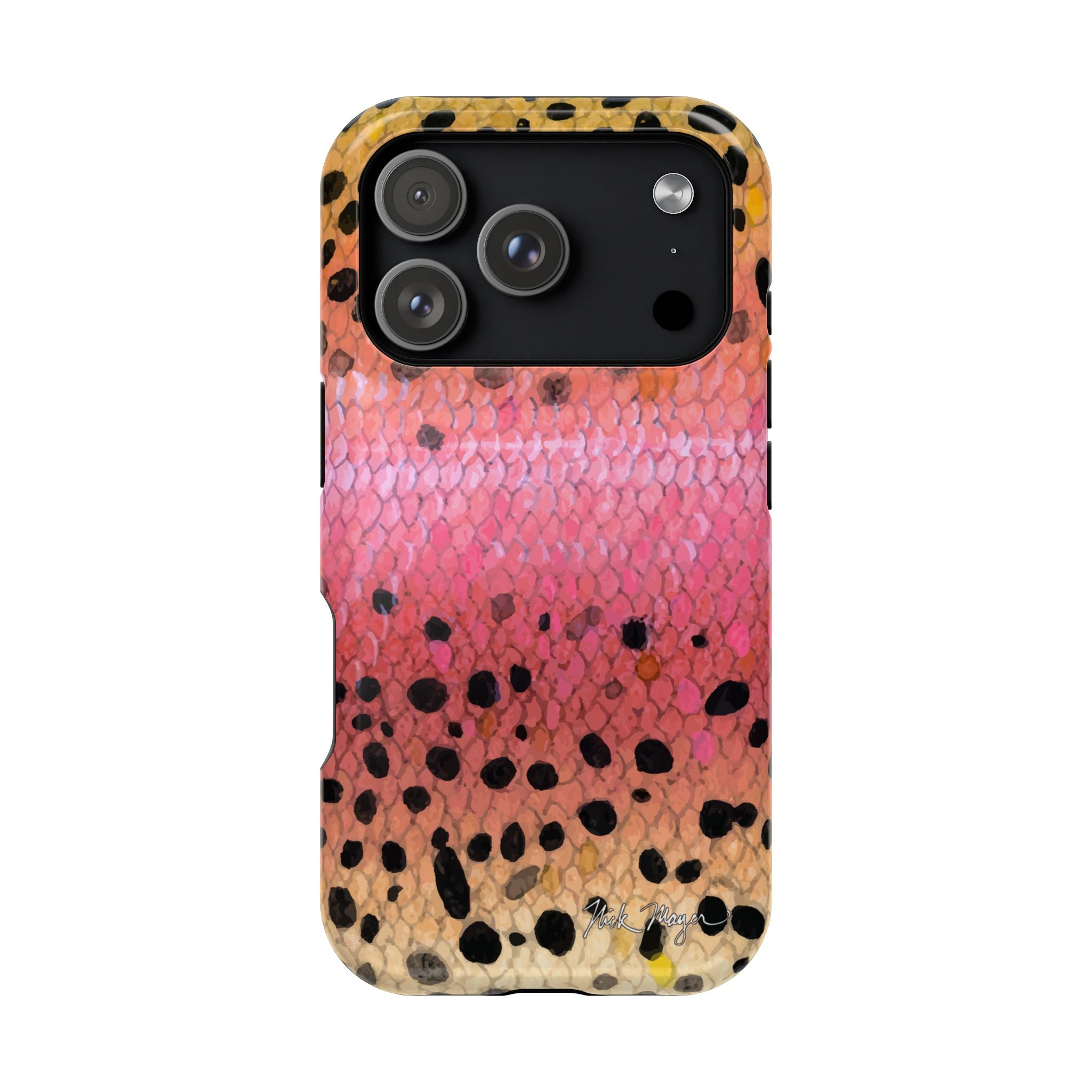Rainbow Trout Skin MagSafe iPhone Case