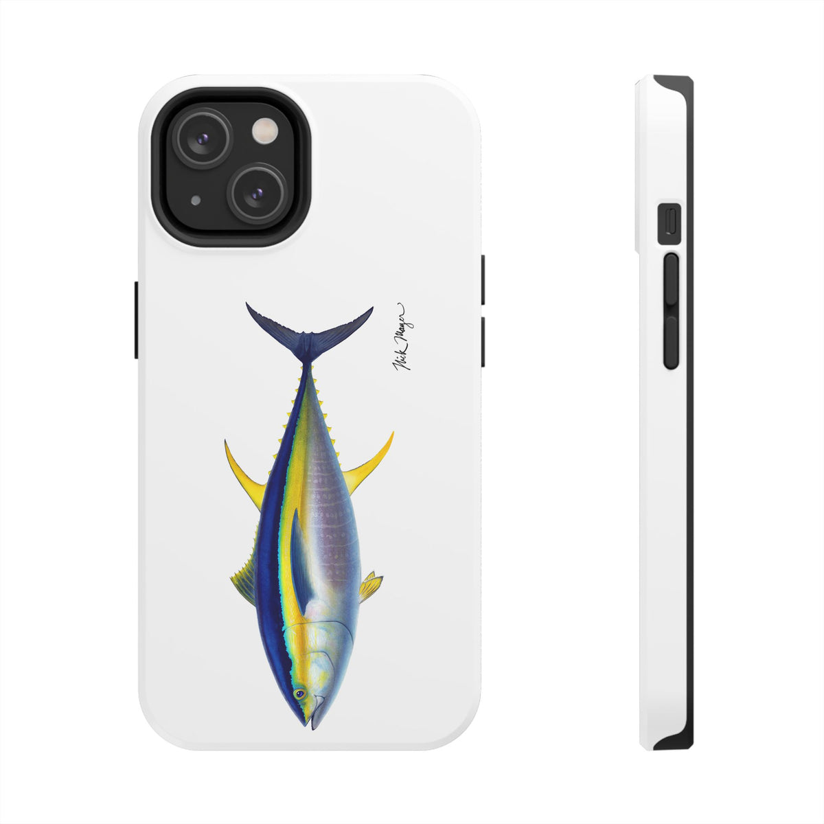 Yellowfin Tuna White Phone Case (iPhone) Printify