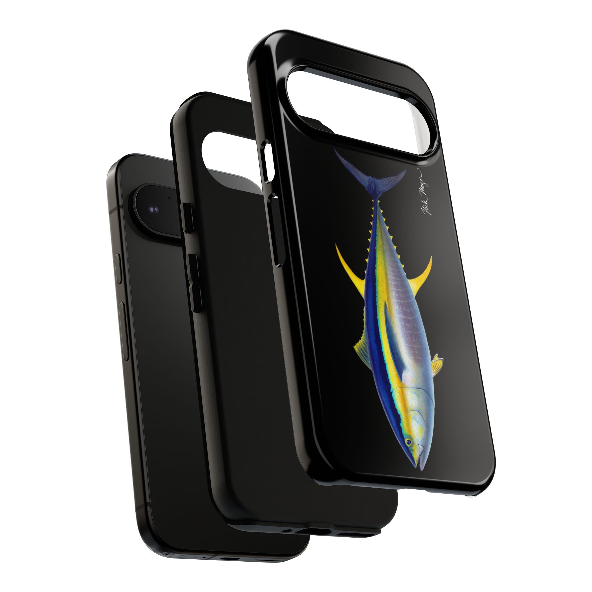 Yellowfin Tuna Black Phone Case (Samsung) Printify