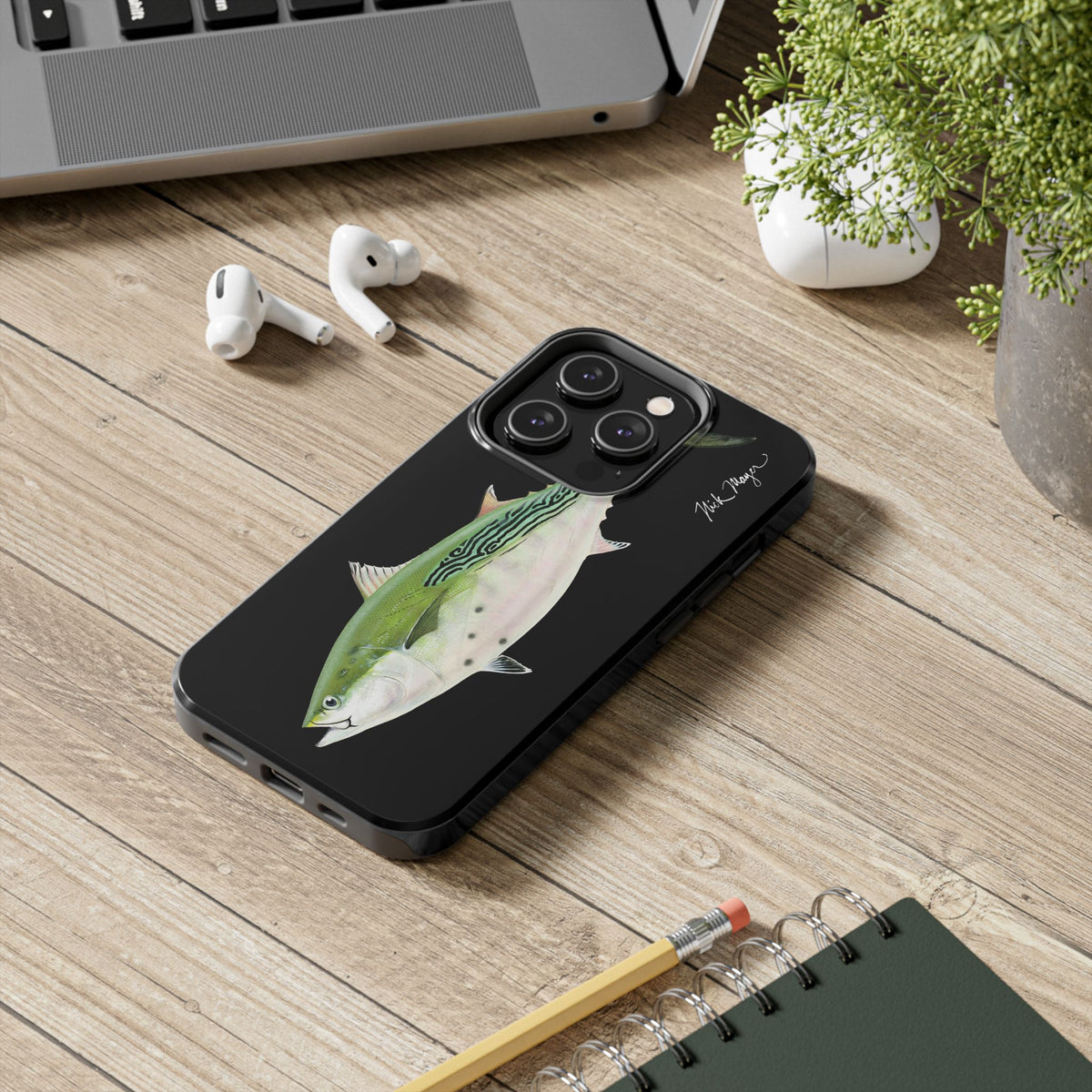 Albie Black Phone Case (iPhone) Printify
