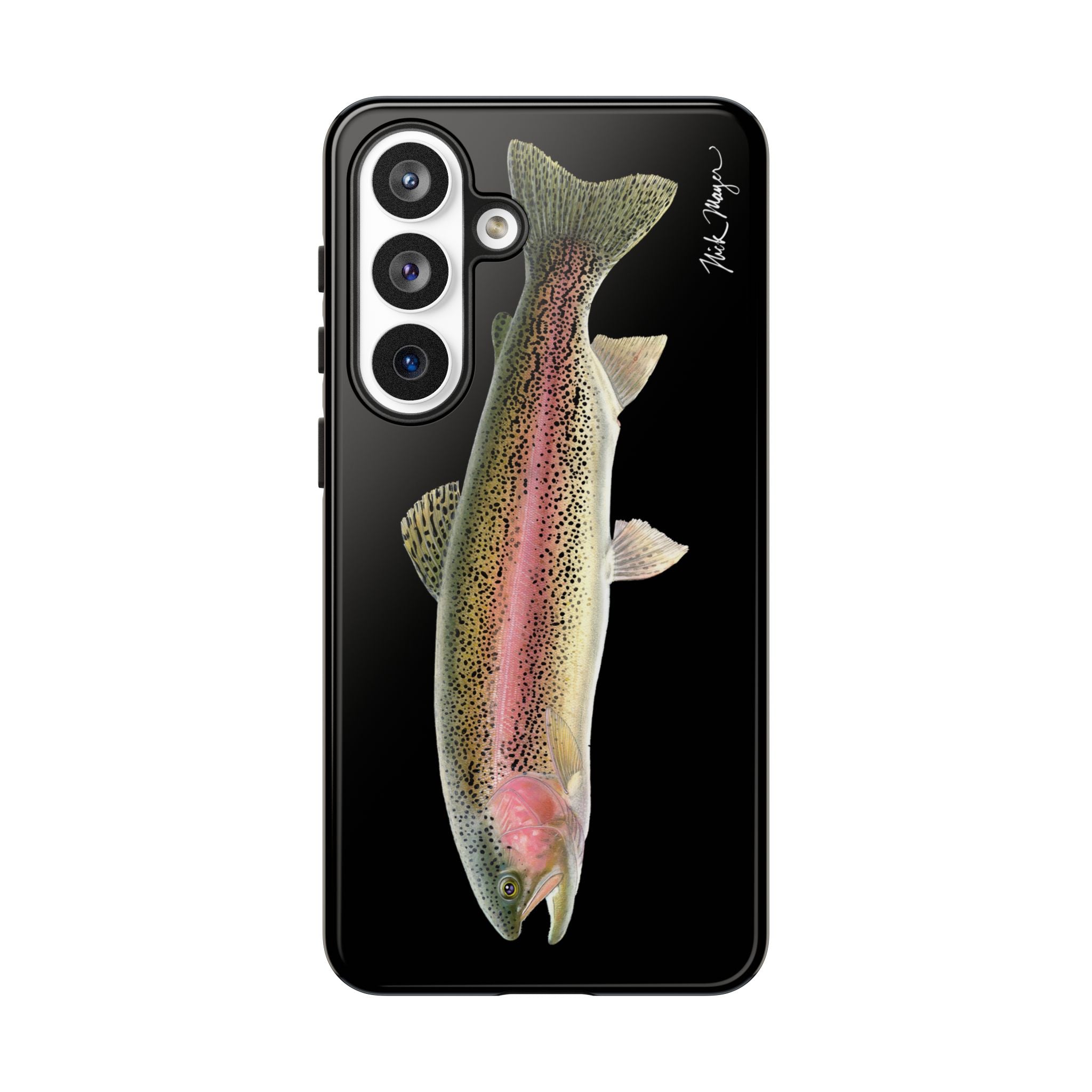 Rainbow Trout Black Phone Case (Samsung) Printify