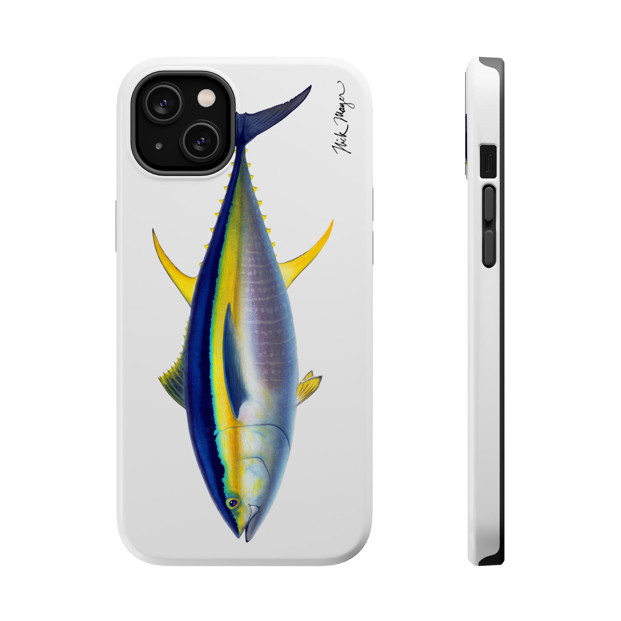 Yellowfin Tuna MagSafe White iPhone Case