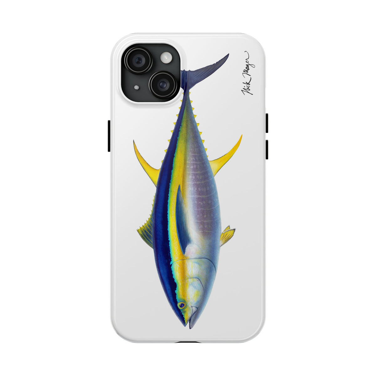 Yellowfin Tuna White Phone Case (iPhone) Printify