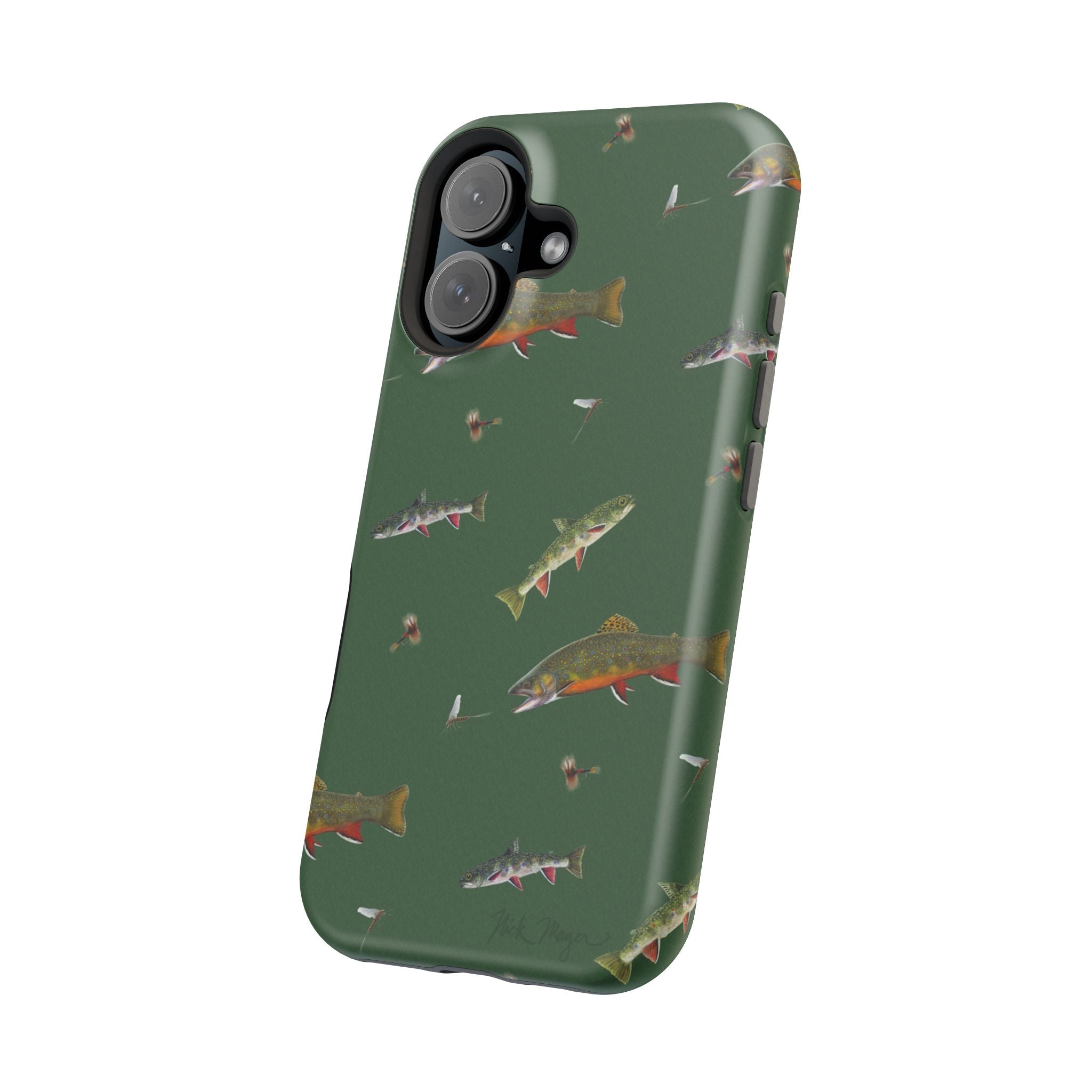 Trout and Flies MagSafe iPhone Case