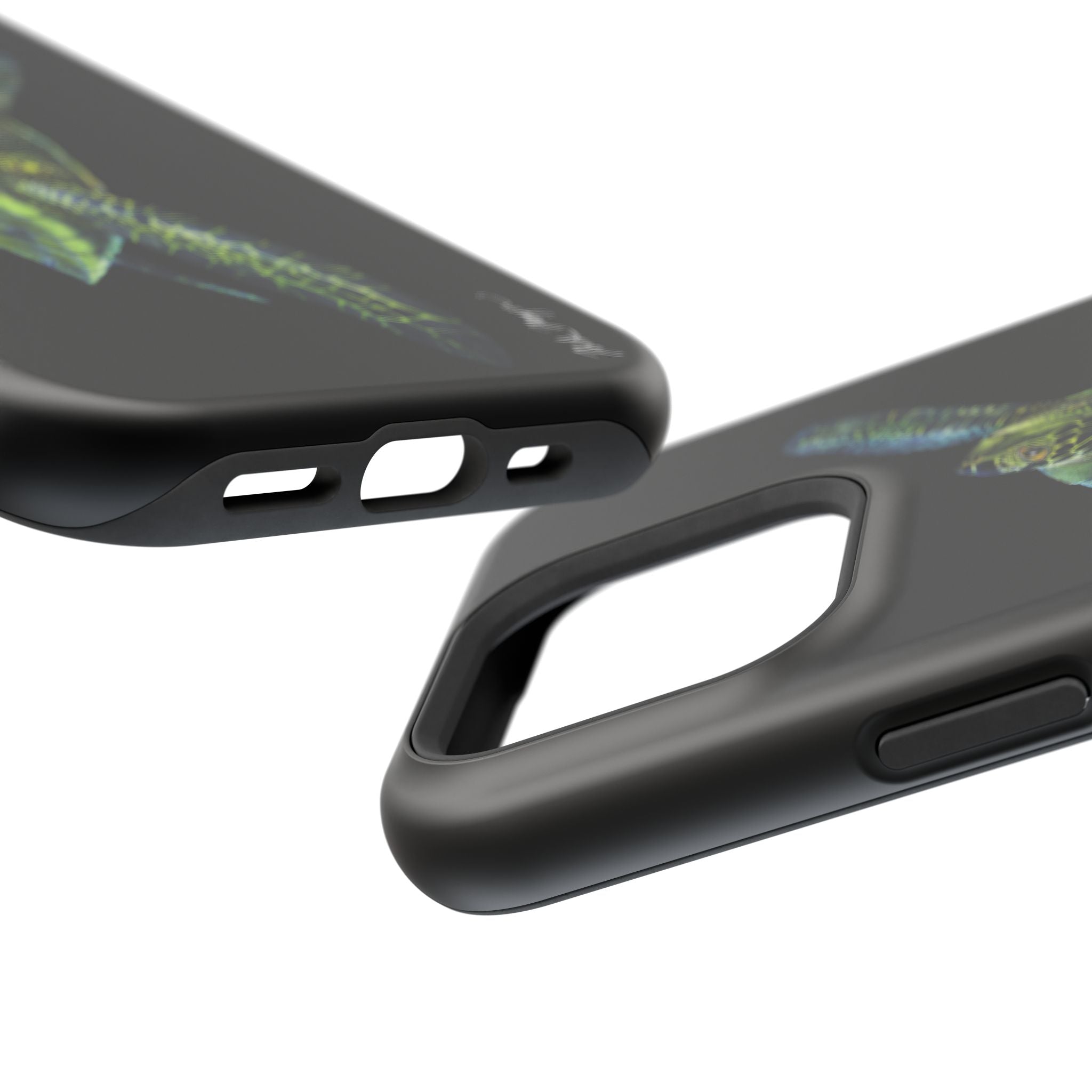 Green Sea Turtle MagSafe Black iPhone Case
