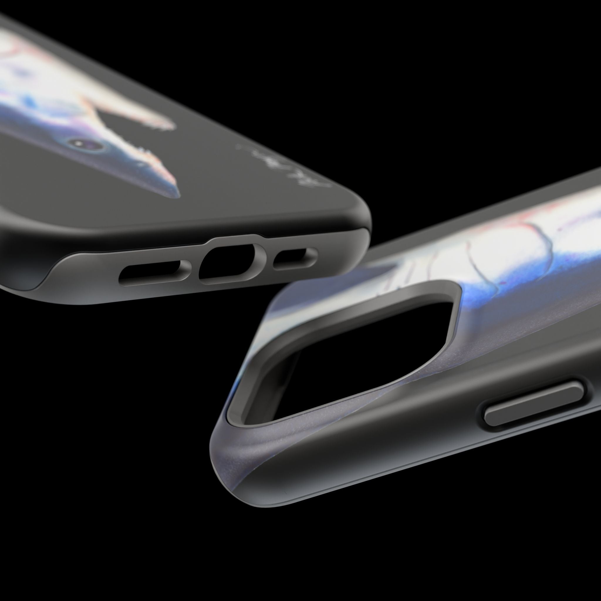 Mako Shark Face MagSafe Black iPhone Case