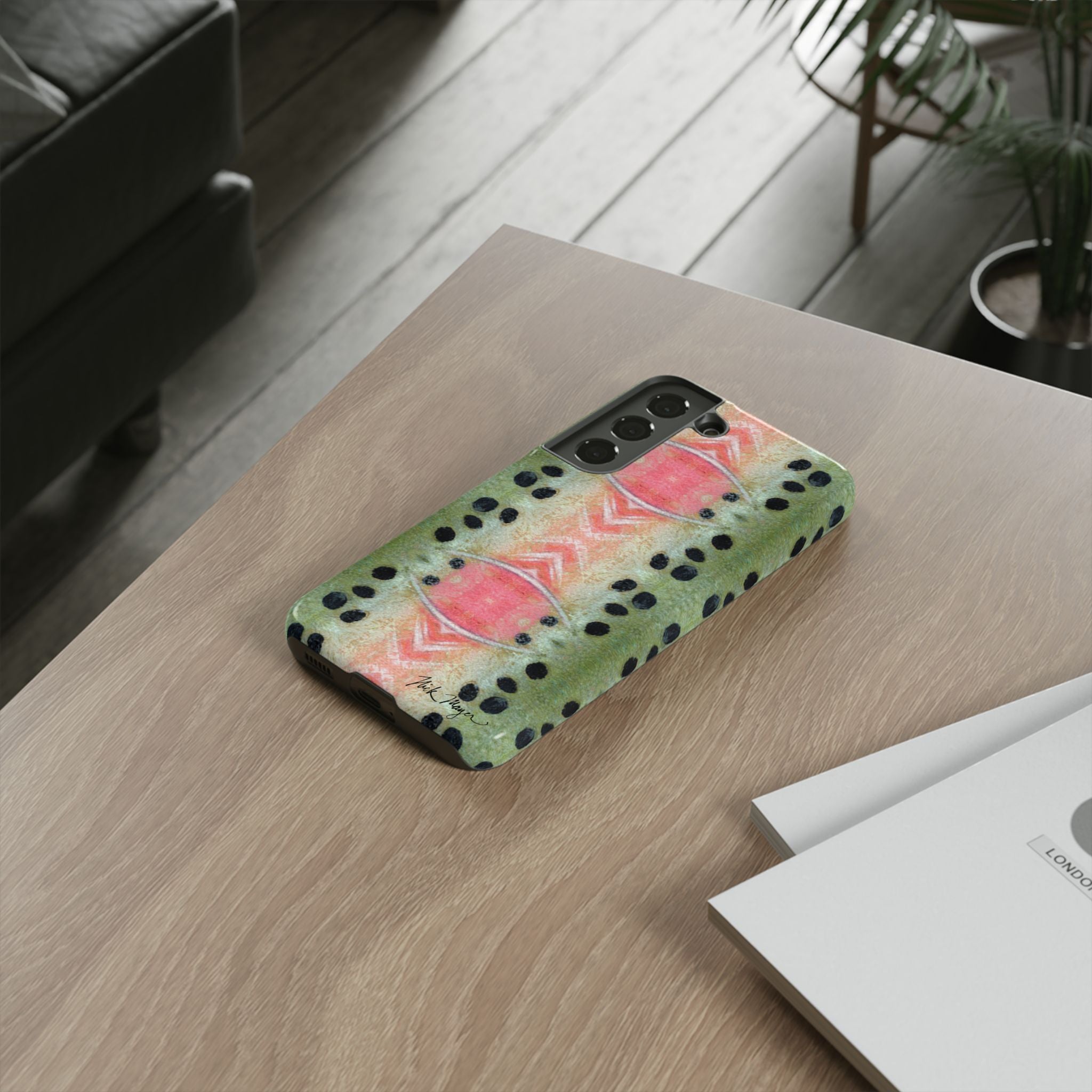 Rainbow Trout Pattern Phone Case (Samsung) Printify