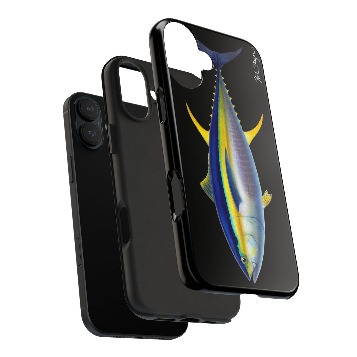 Yellowfin Tuna Black Phone Case (iPhone) Printify