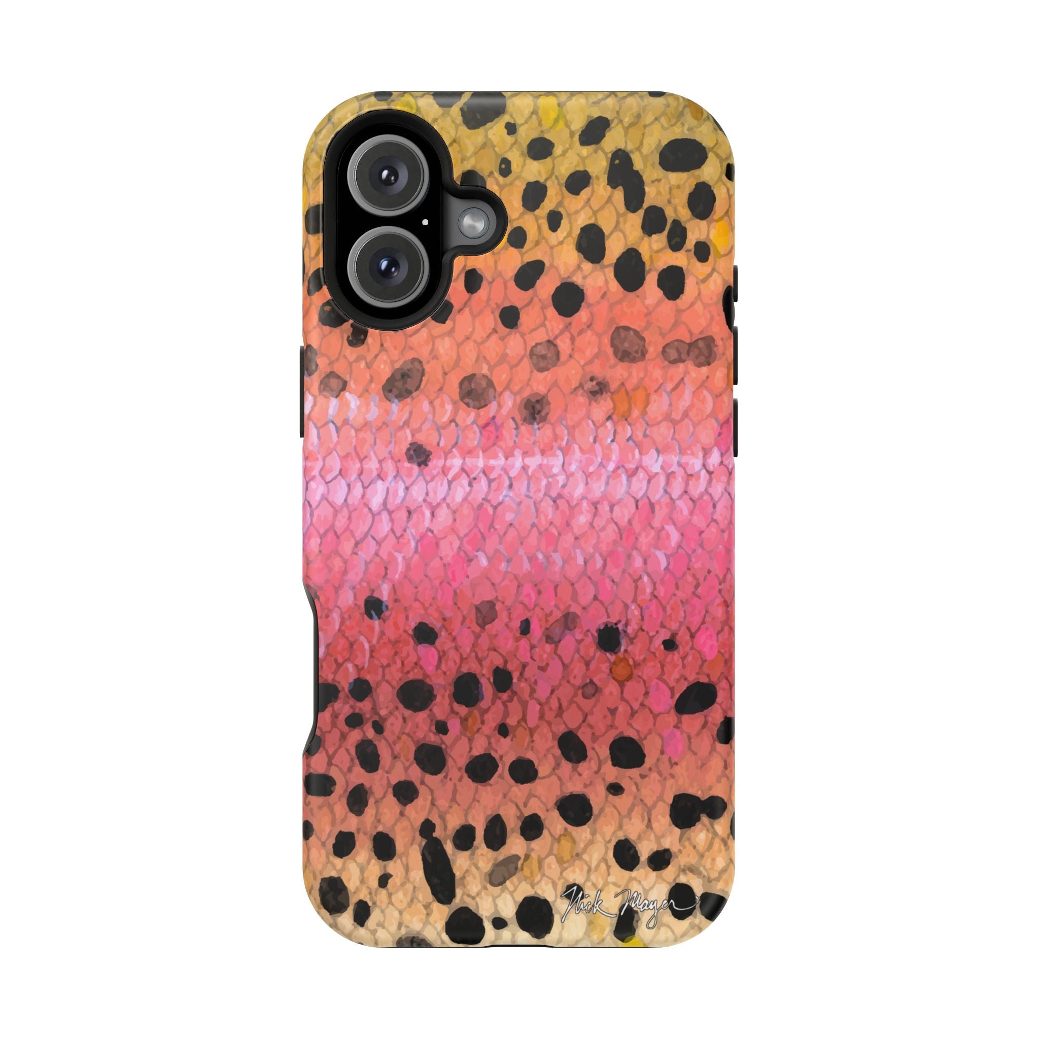 Rainbow Trout Skin MagSafe iPhone Case