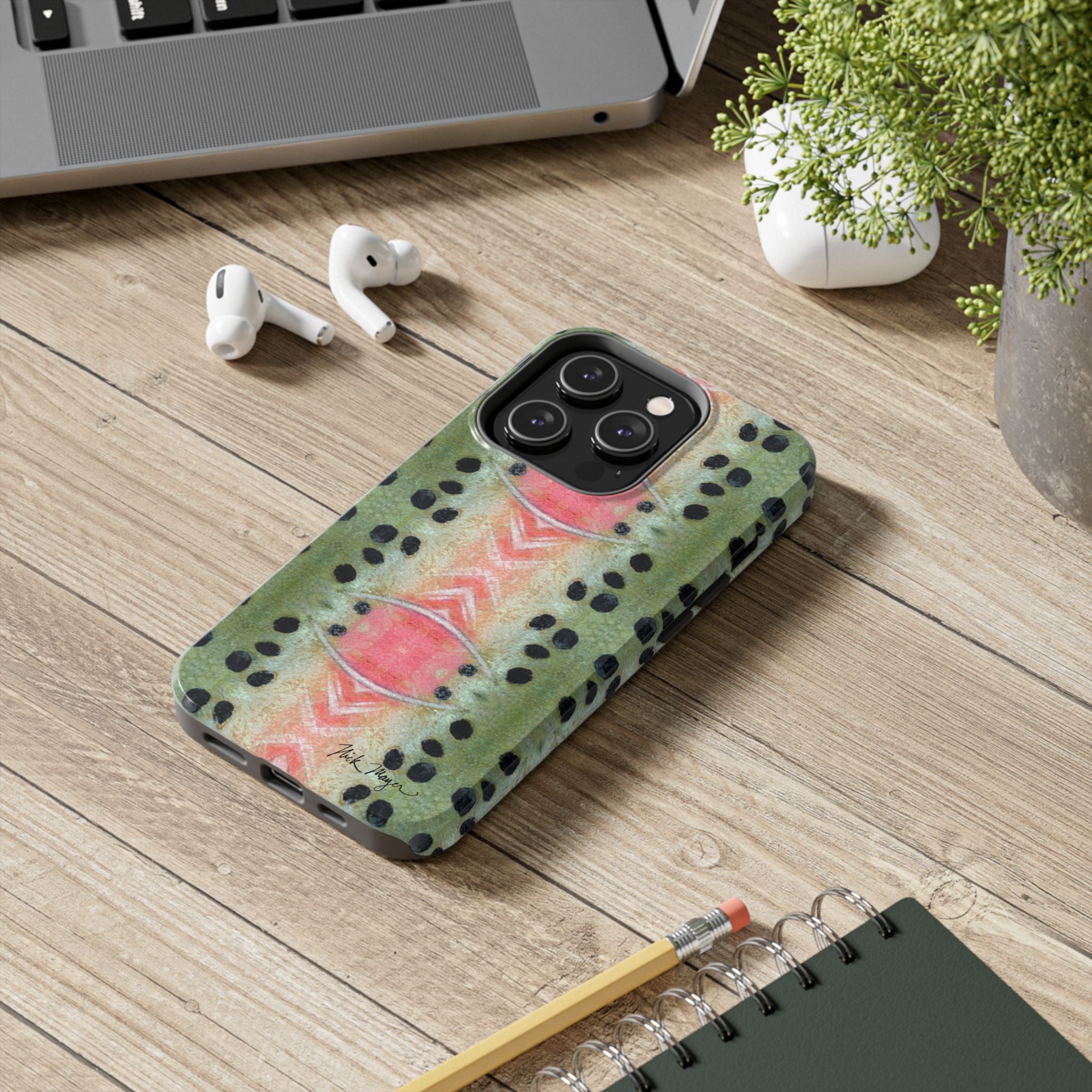 Rainbow Trout Pattern Phone Case (iPhone)