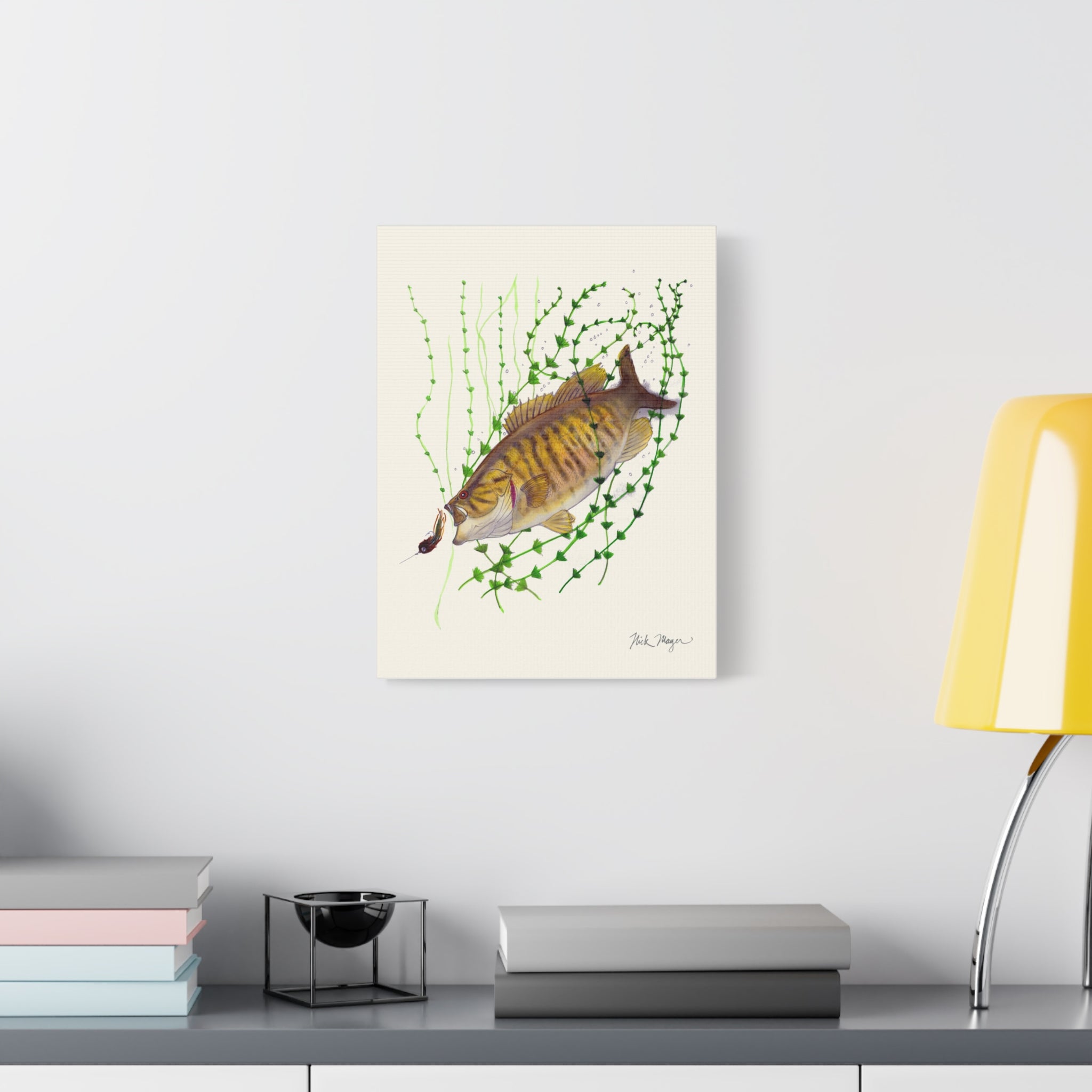 Bronzeback Smallmouth Bass Canvas Print