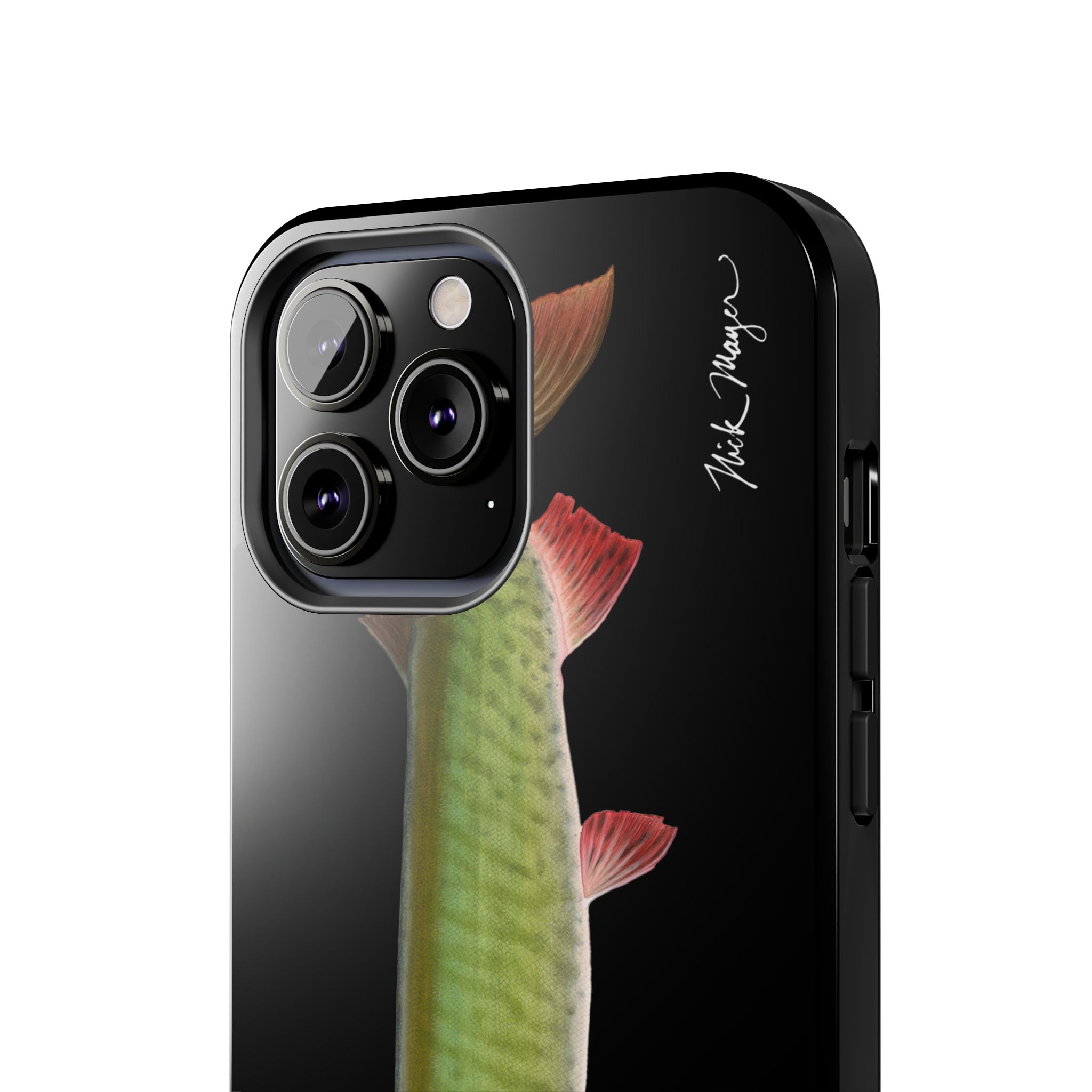 Trophy Muskie Black Phone Case (iPhone)