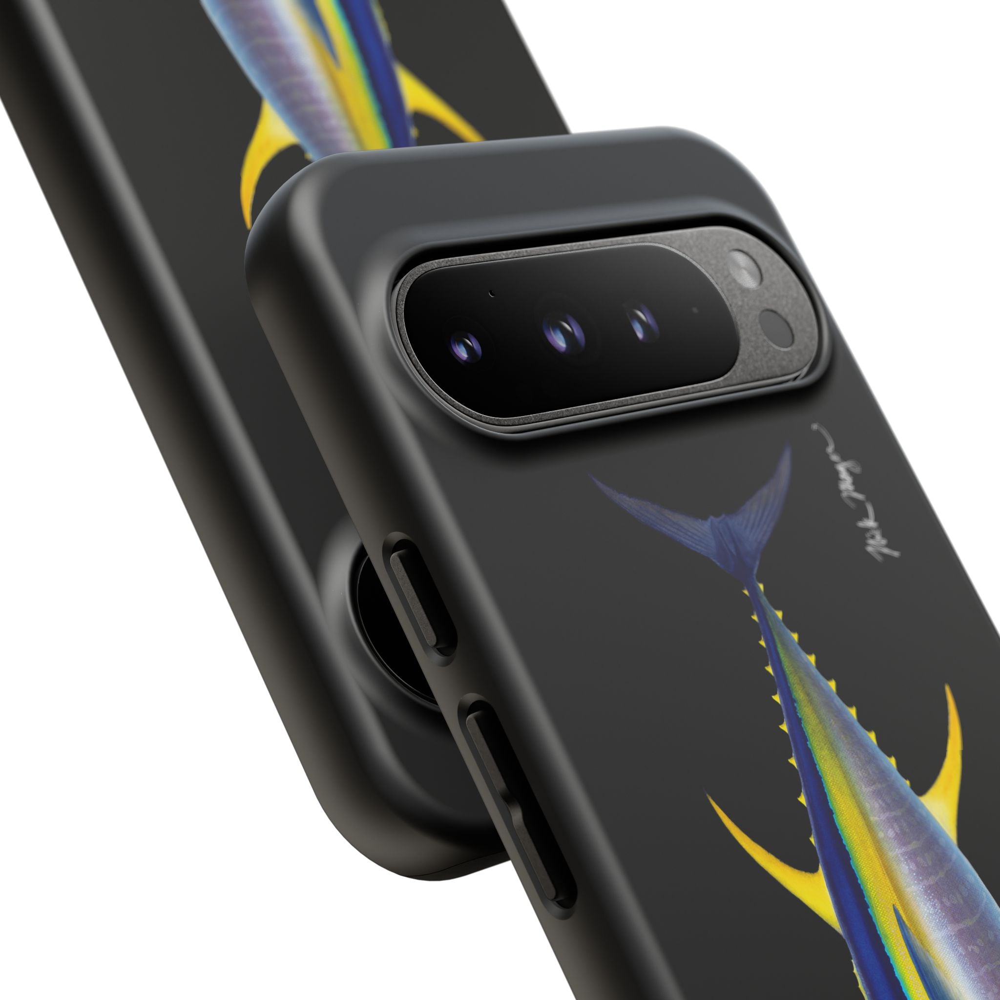 Yellowfin Tuna Black Phone Case (Samsung) Printify