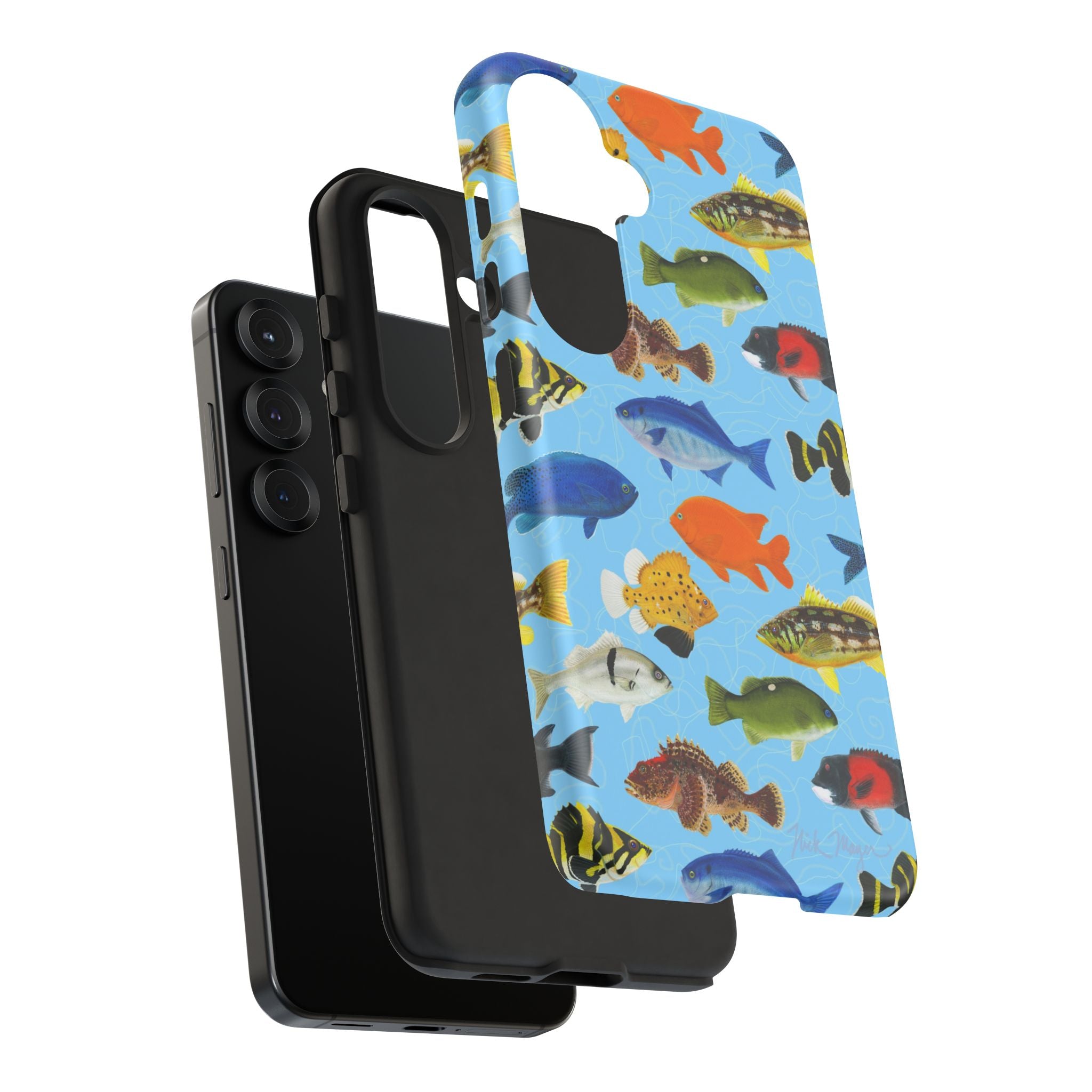 NEW California Fish Blue Phone Case (Samsung)