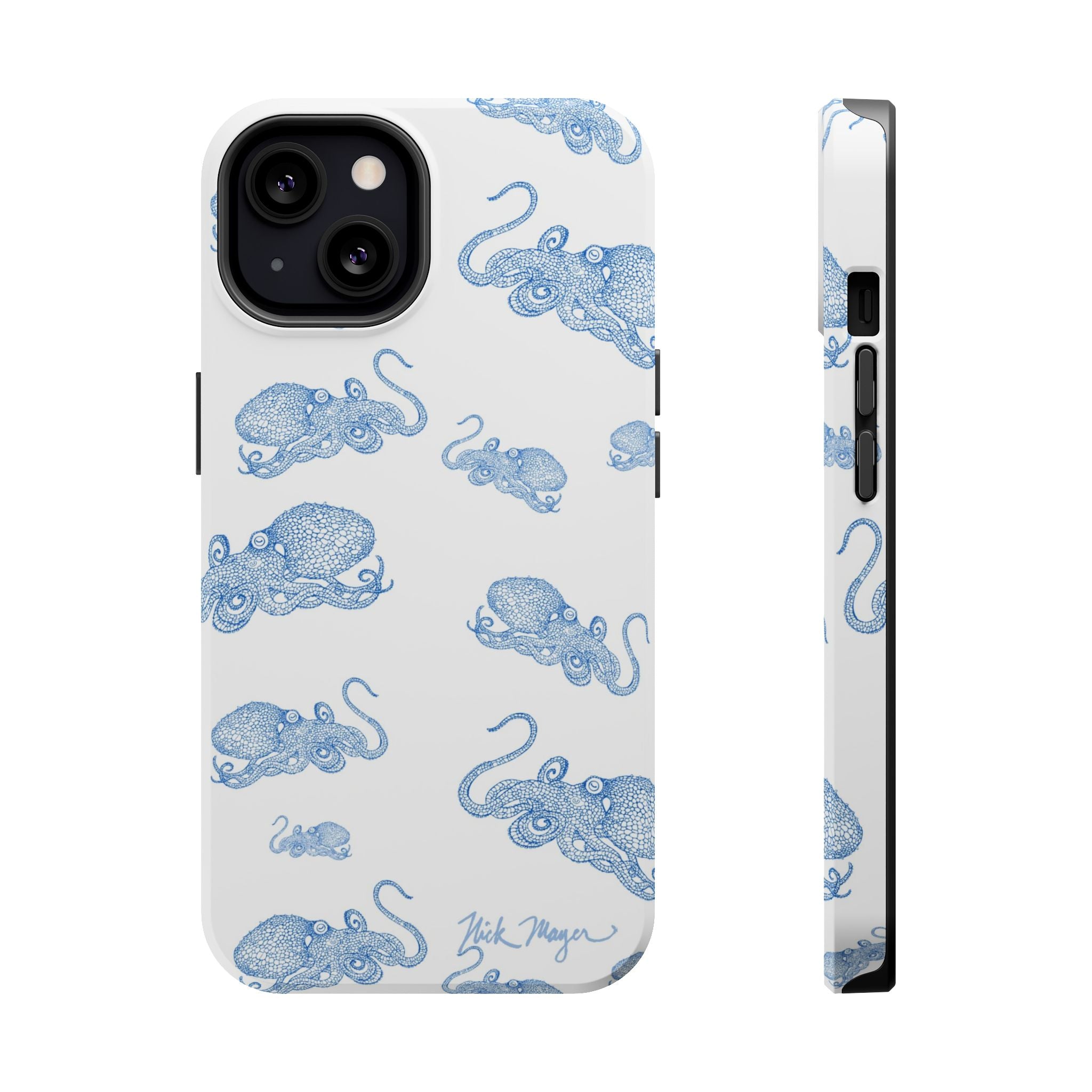 Blue Octopus 2 MagSafe iPhone Case
