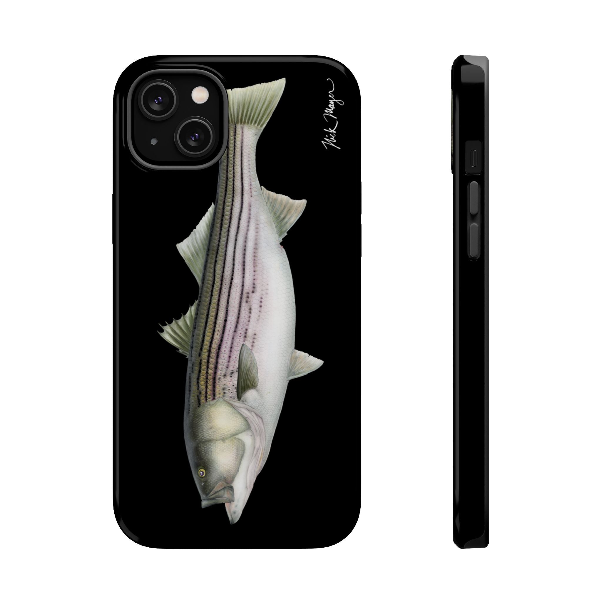 30 lb Striper MagSafe Black iPhone Case