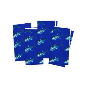 Blue Tuna 4 Piece Cloth Napkin Set
