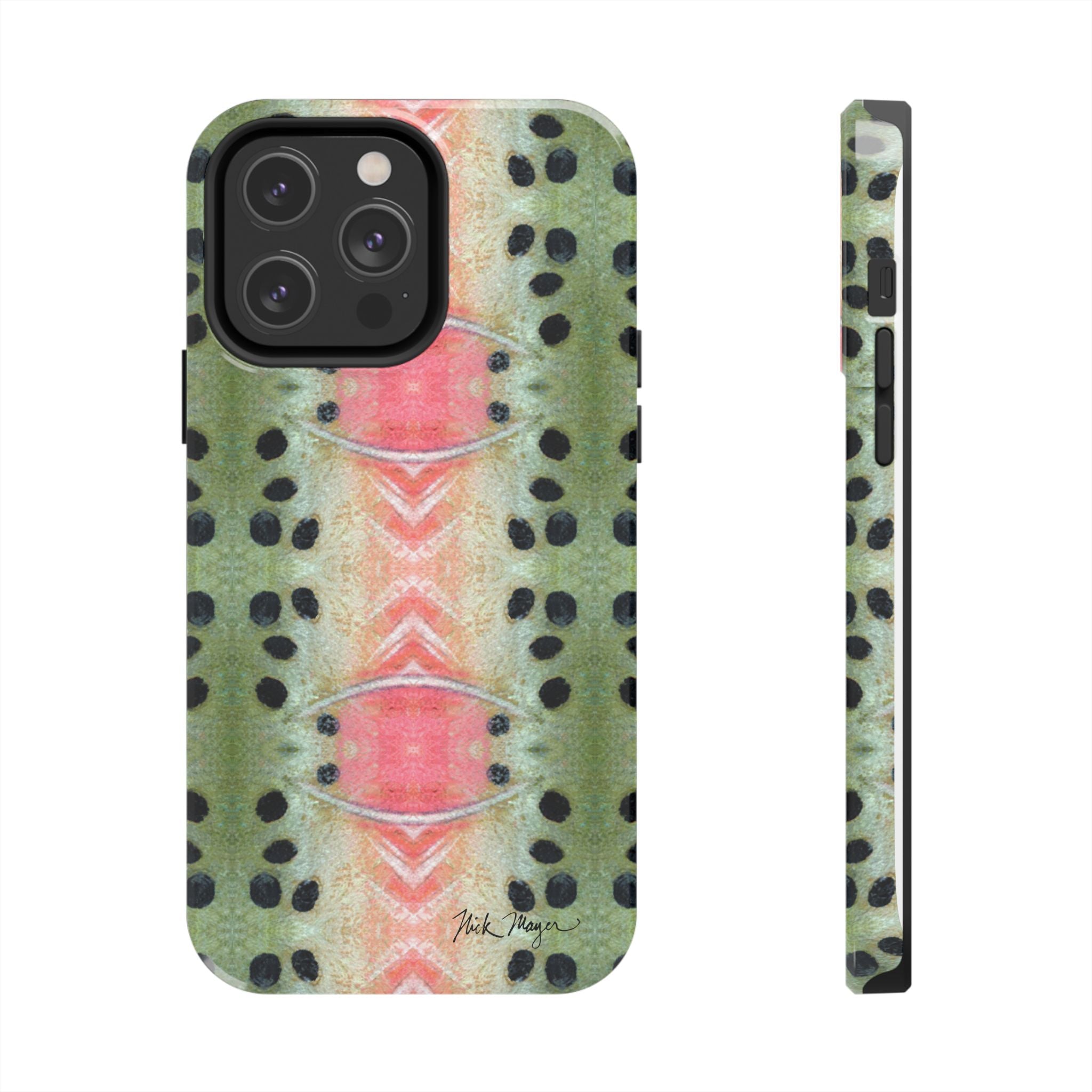 Rainbow Trout Pattern Phone Case (iPhone)