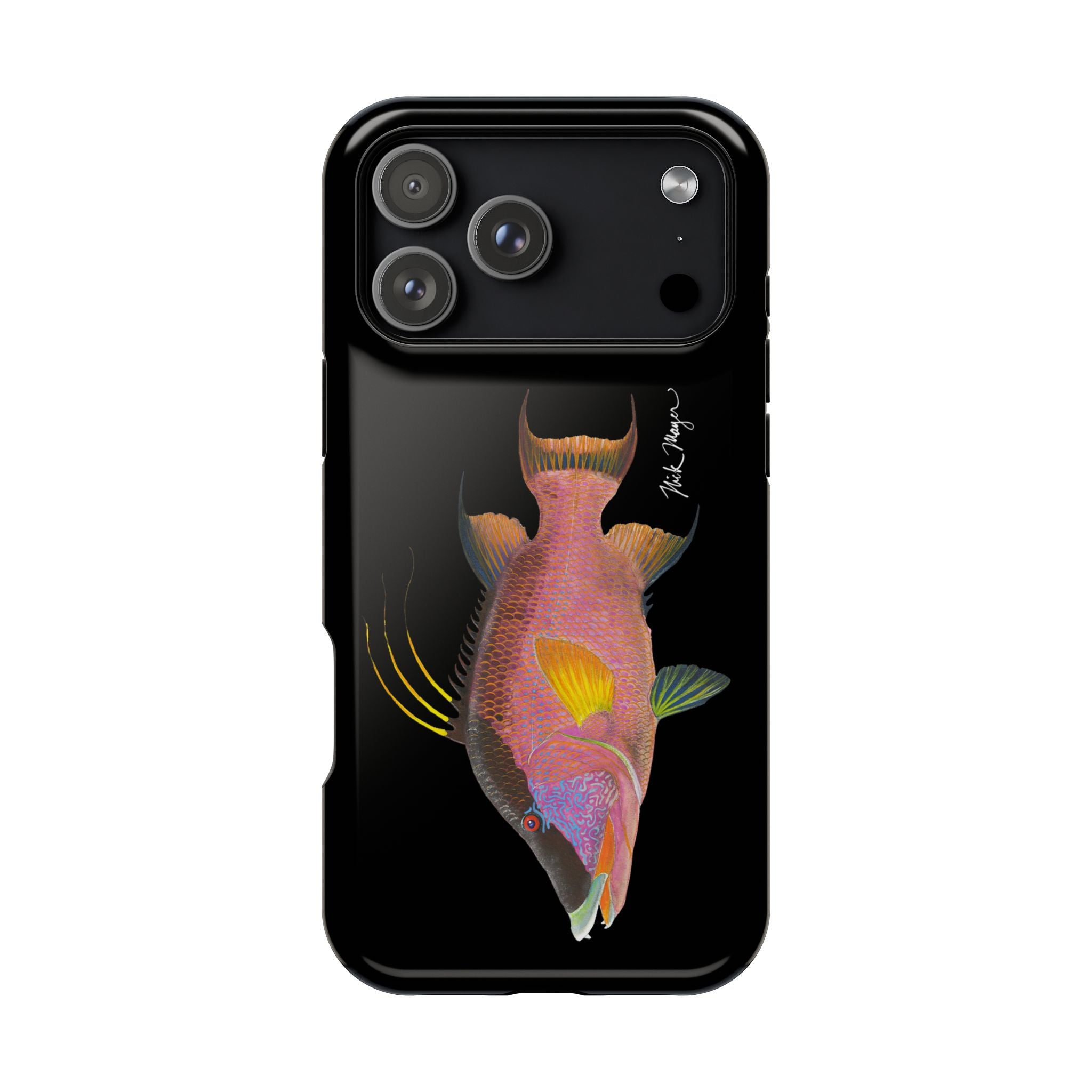 Hogfish MagSafe Black iPhone Case Printify