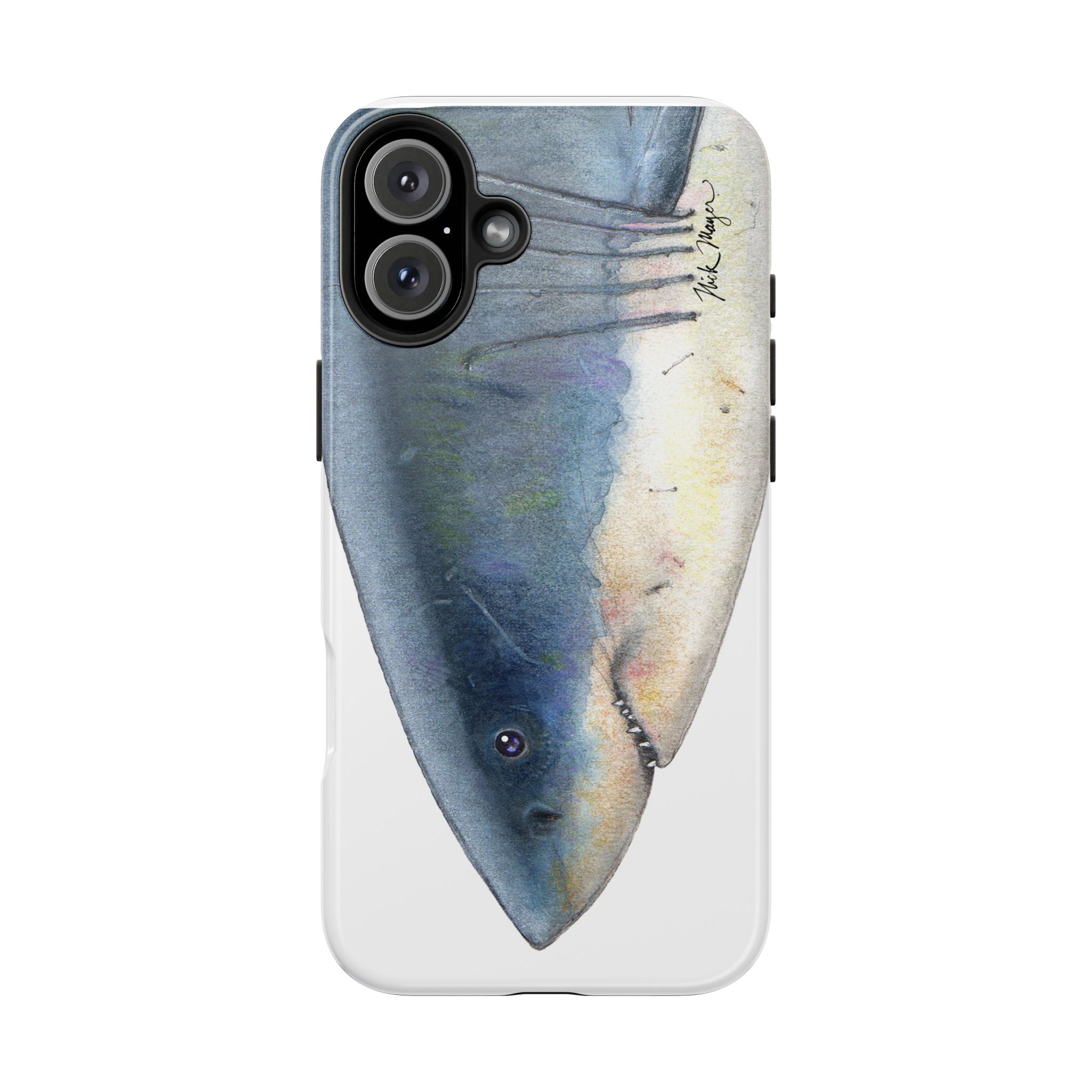 Great White Shark Face Phone Case (iPhone)
