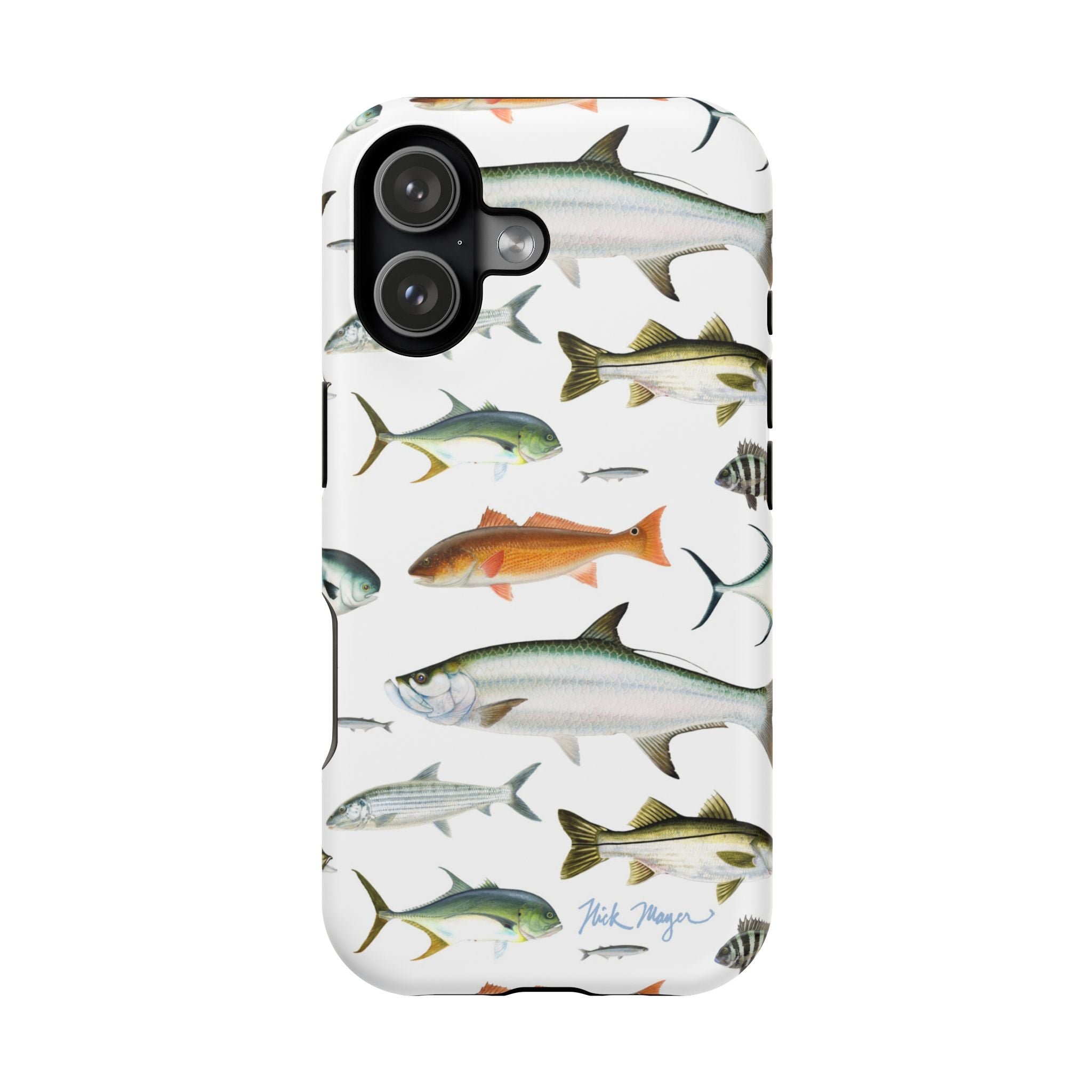 Southern Fish White MagSafe iPhone Case