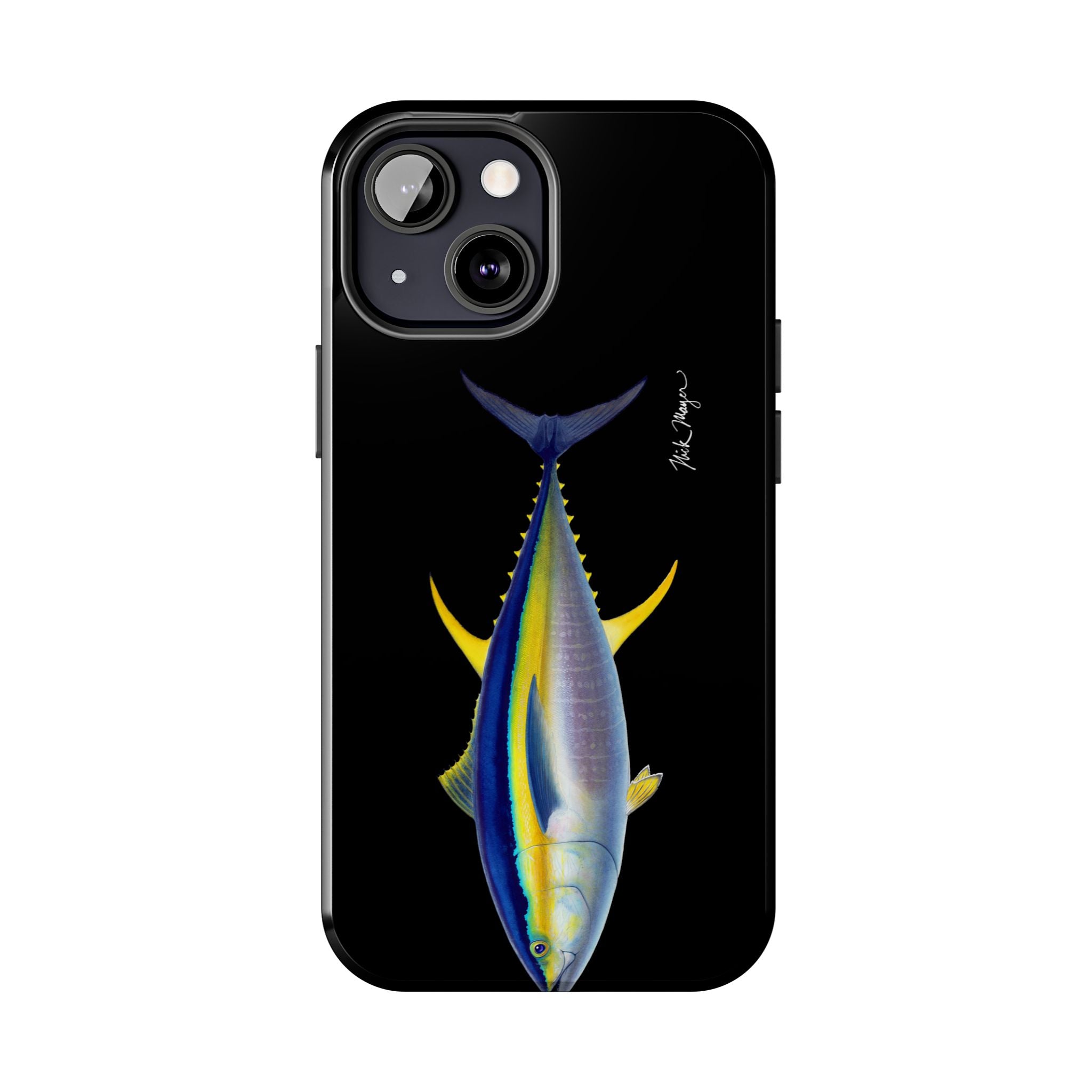 Yellowfin Tuna Black Phone Case (iPhone)