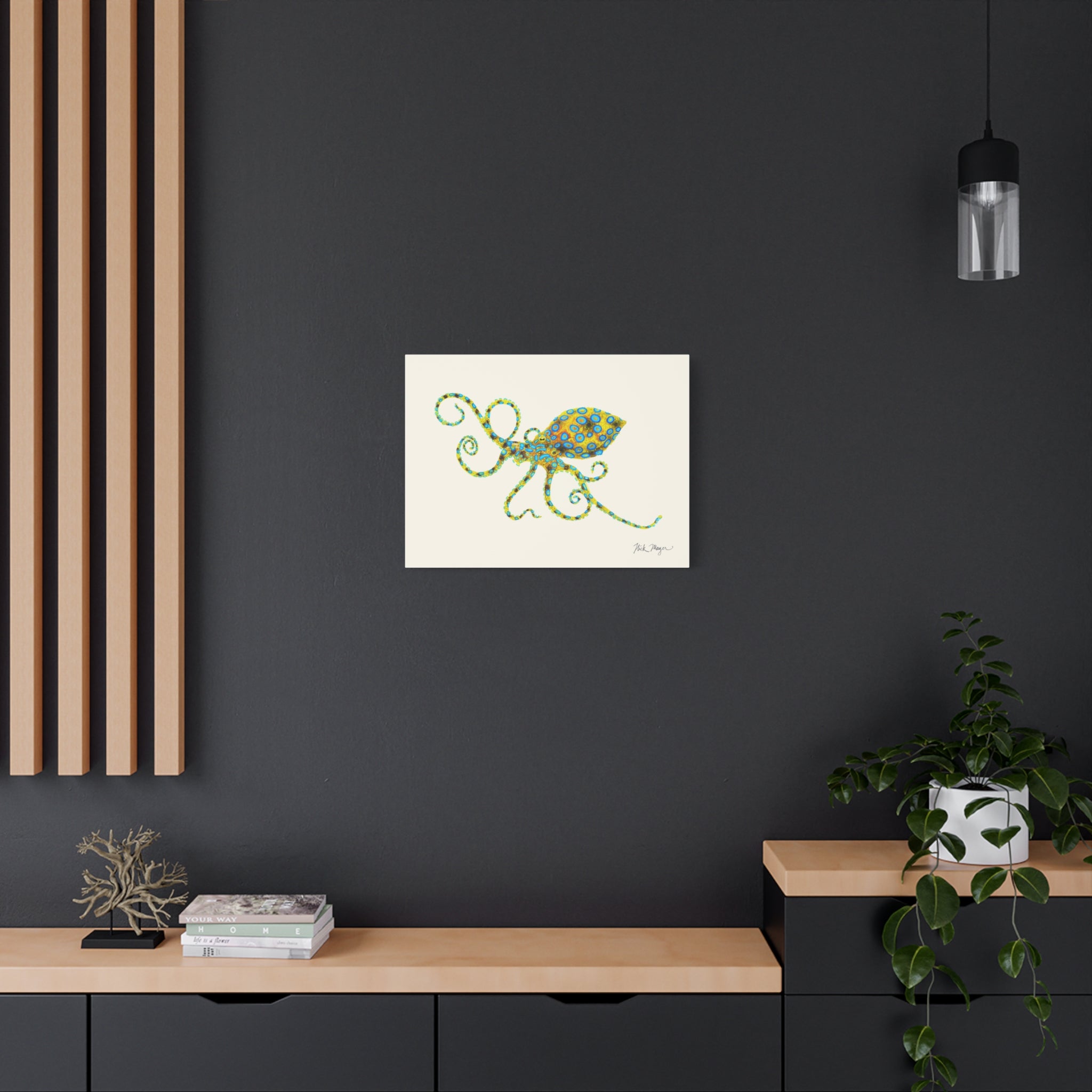 Blue Ringed Octopus Canvas Print