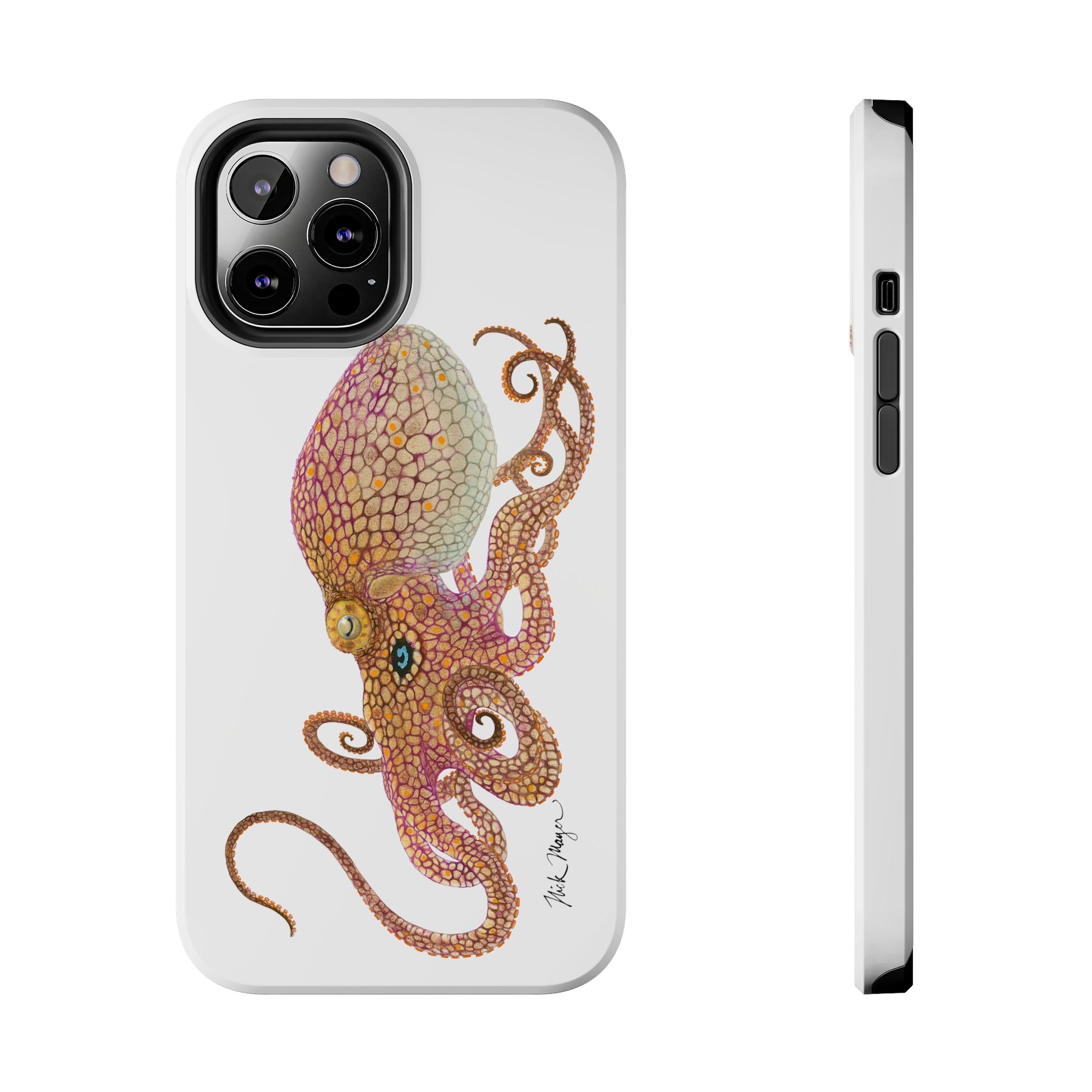 Two Spot Octopus Phone Case (iPhone)