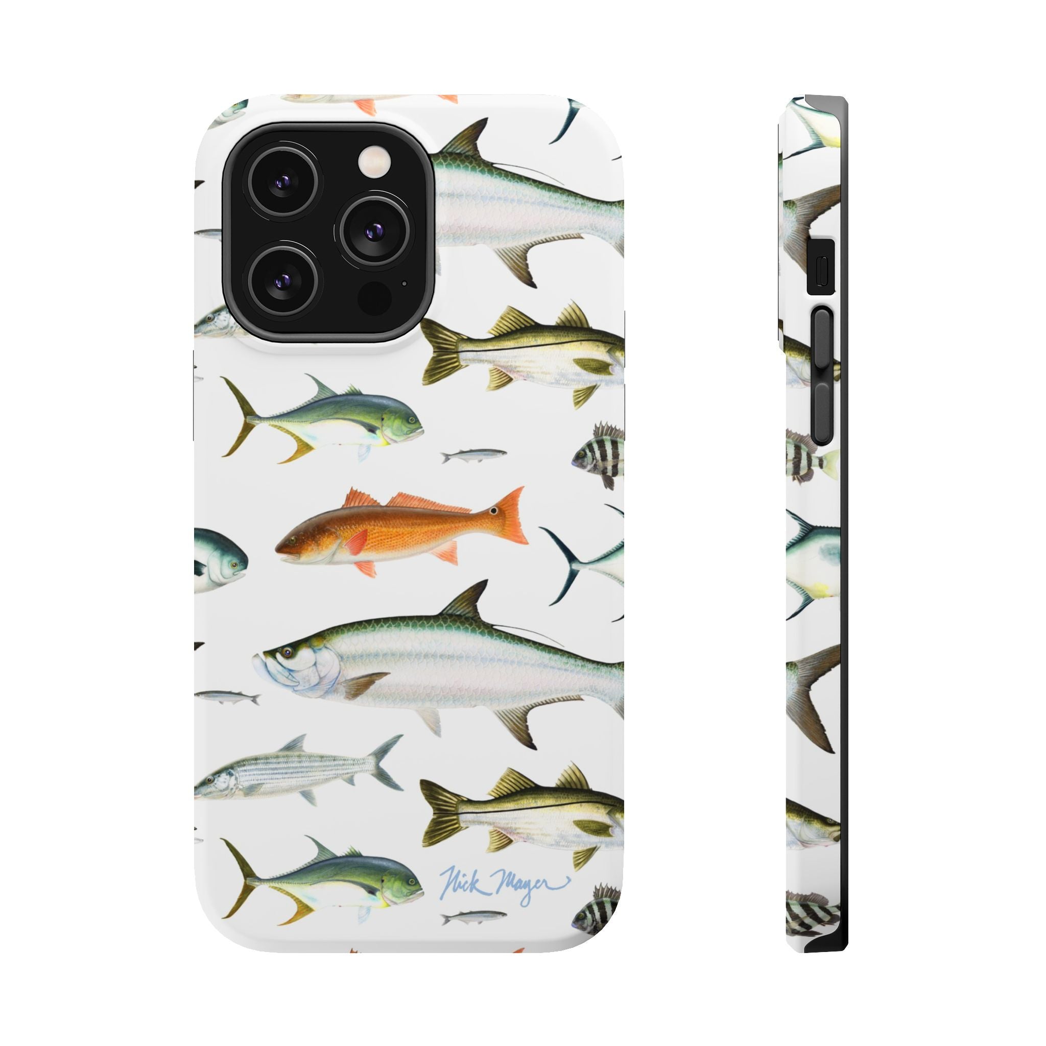 Southern Fish White MagSafe iPhone Case