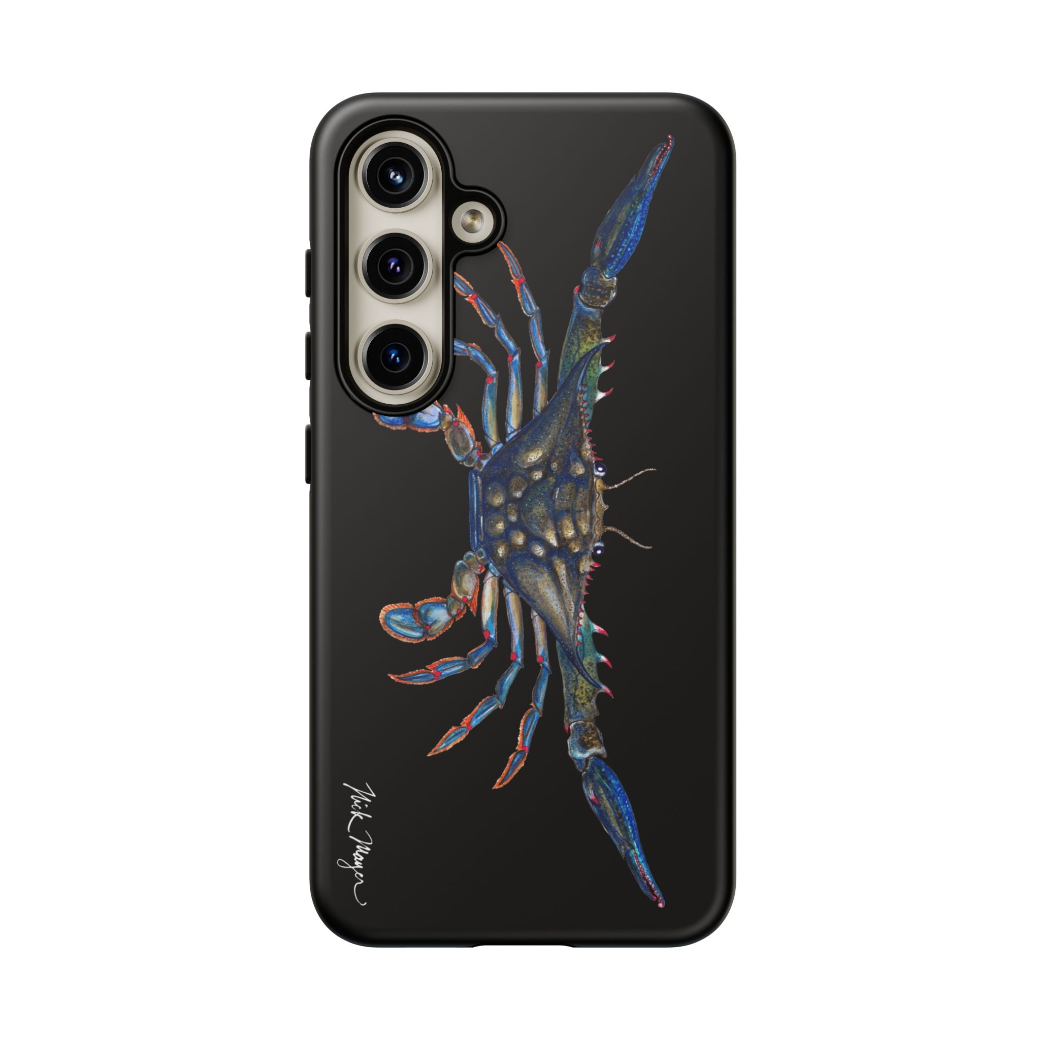 Blue Crab Black Phone Case (Samsung)