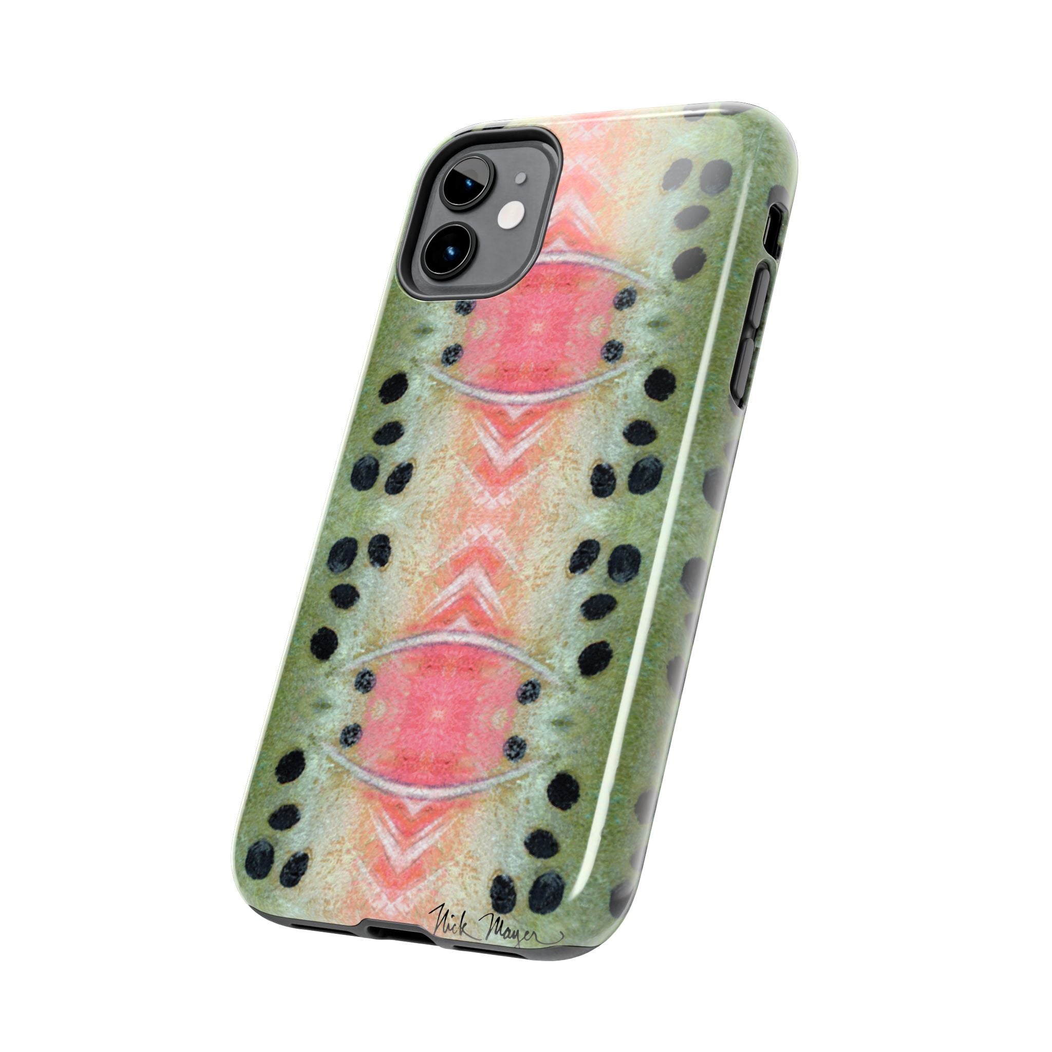 Rainbow Trout Pattern Phone Case (iPhone)