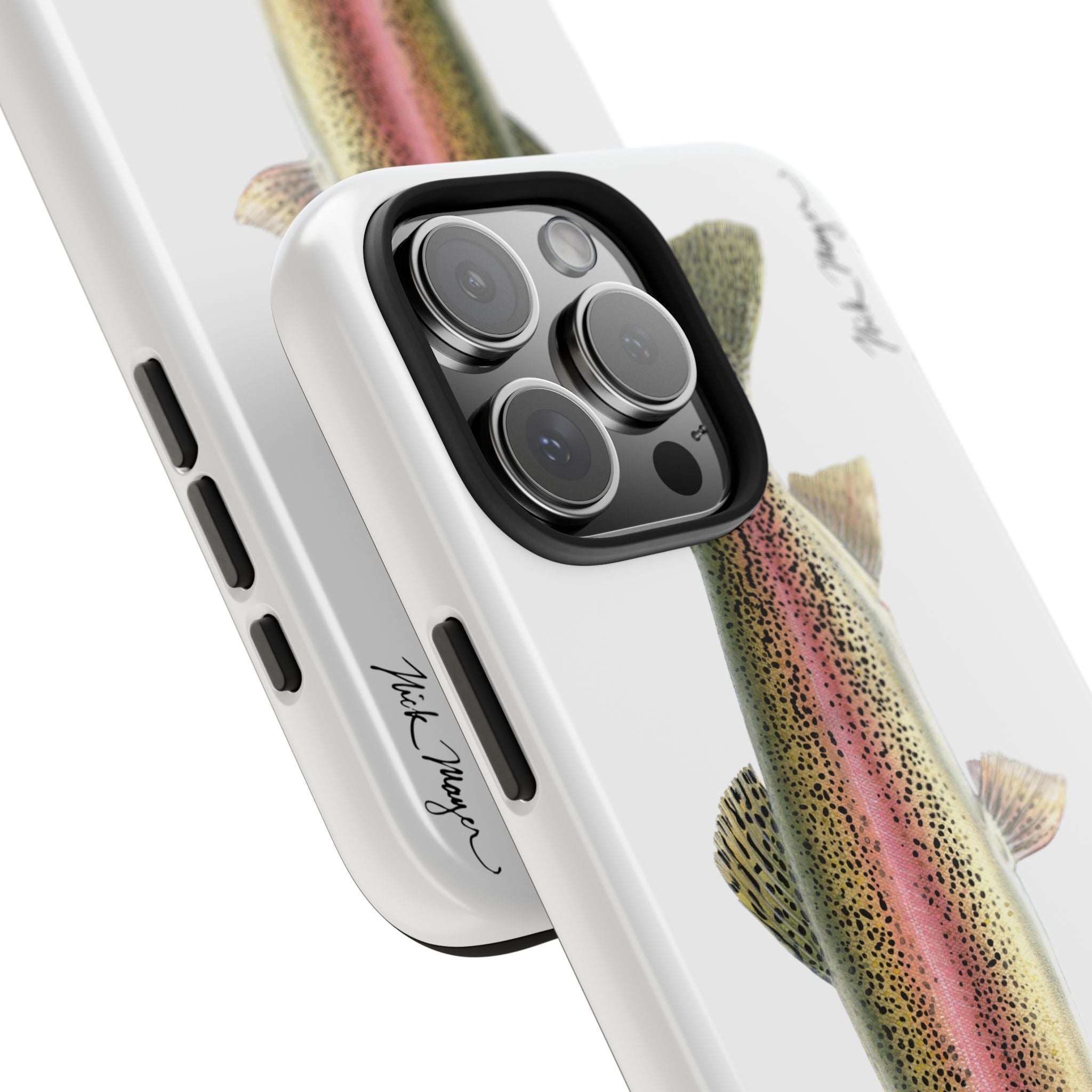 Rainbow Trout White Phone Case (iPhone)