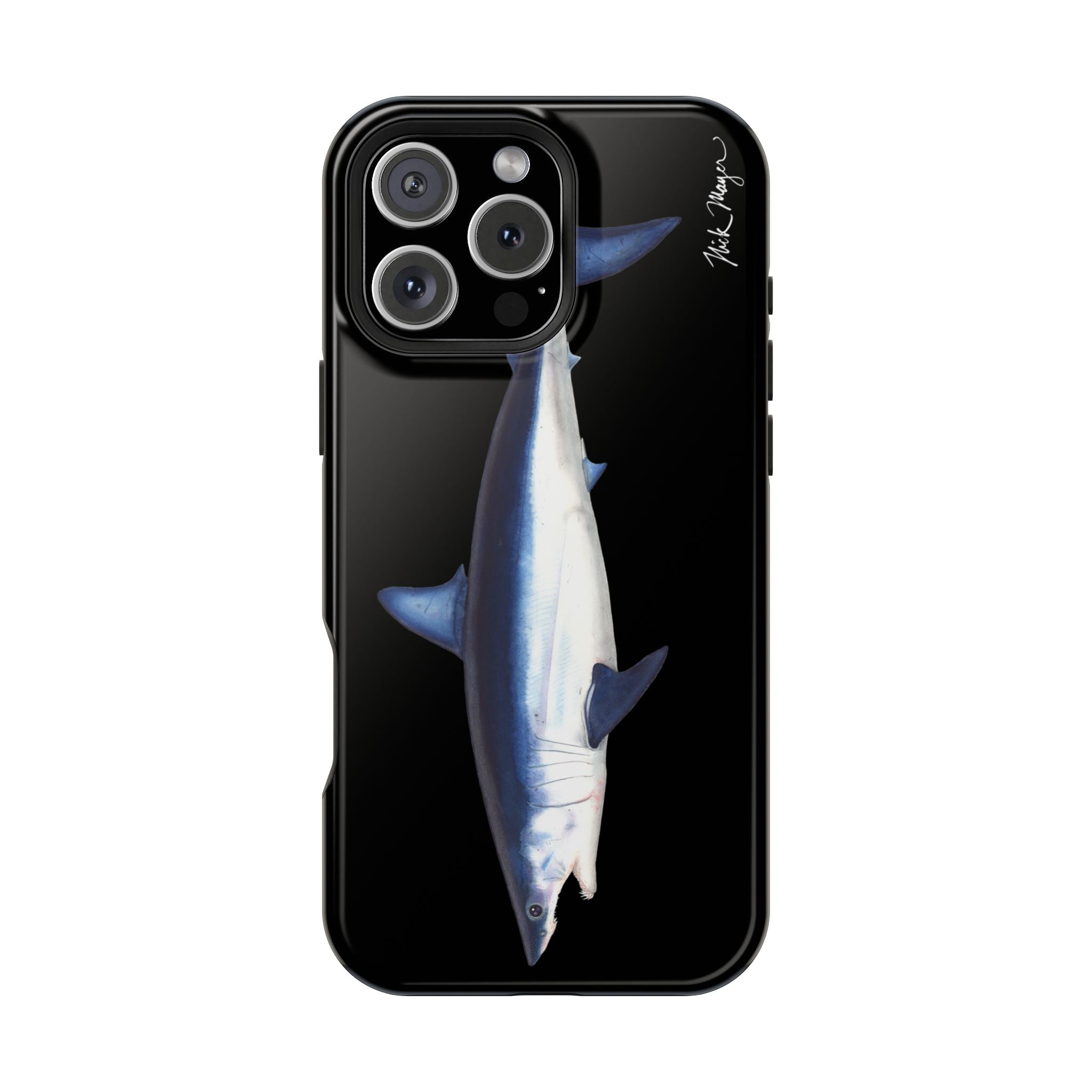 Mako Shark MagSafe Black iPhone Case