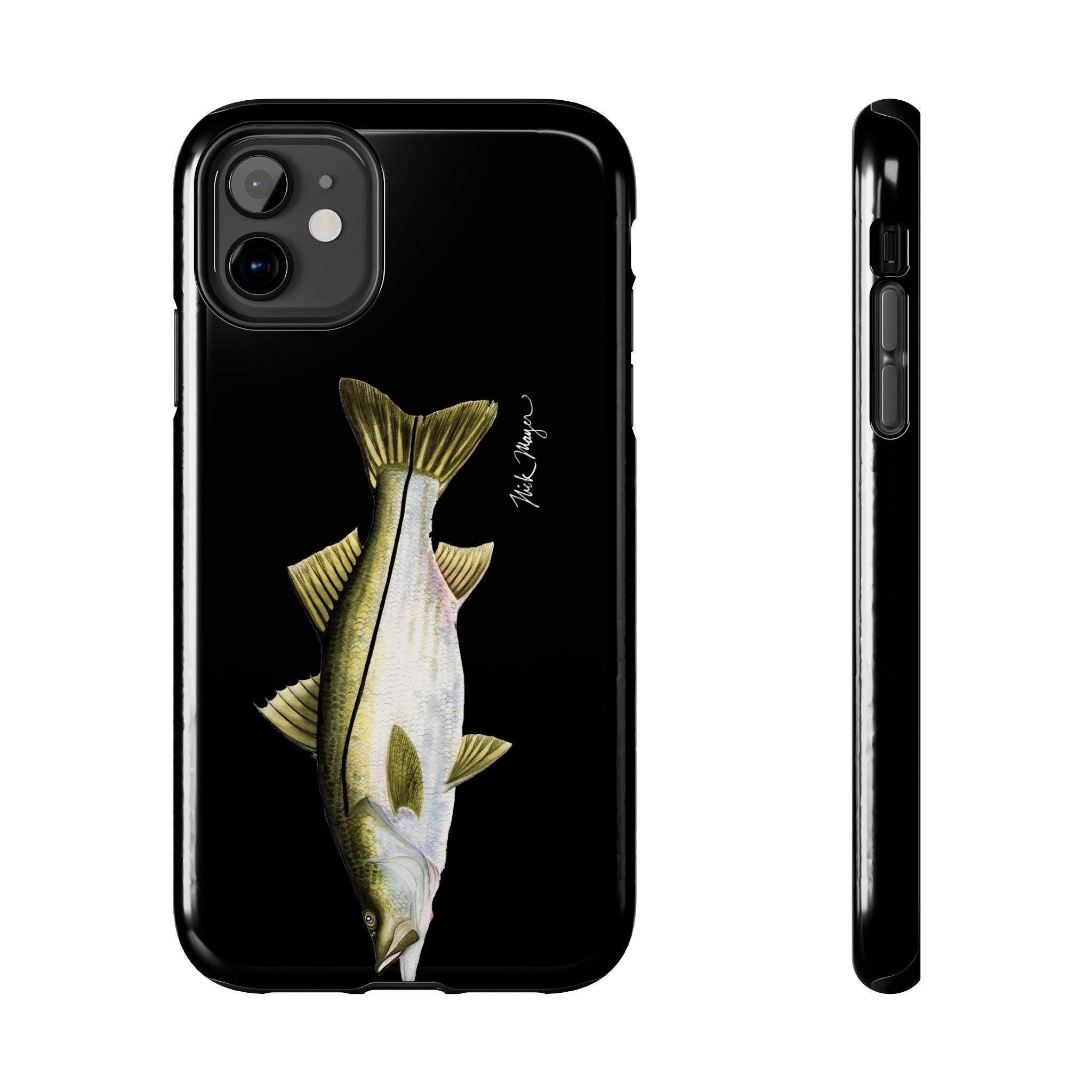 Snook Black Phone Case (iPhone)