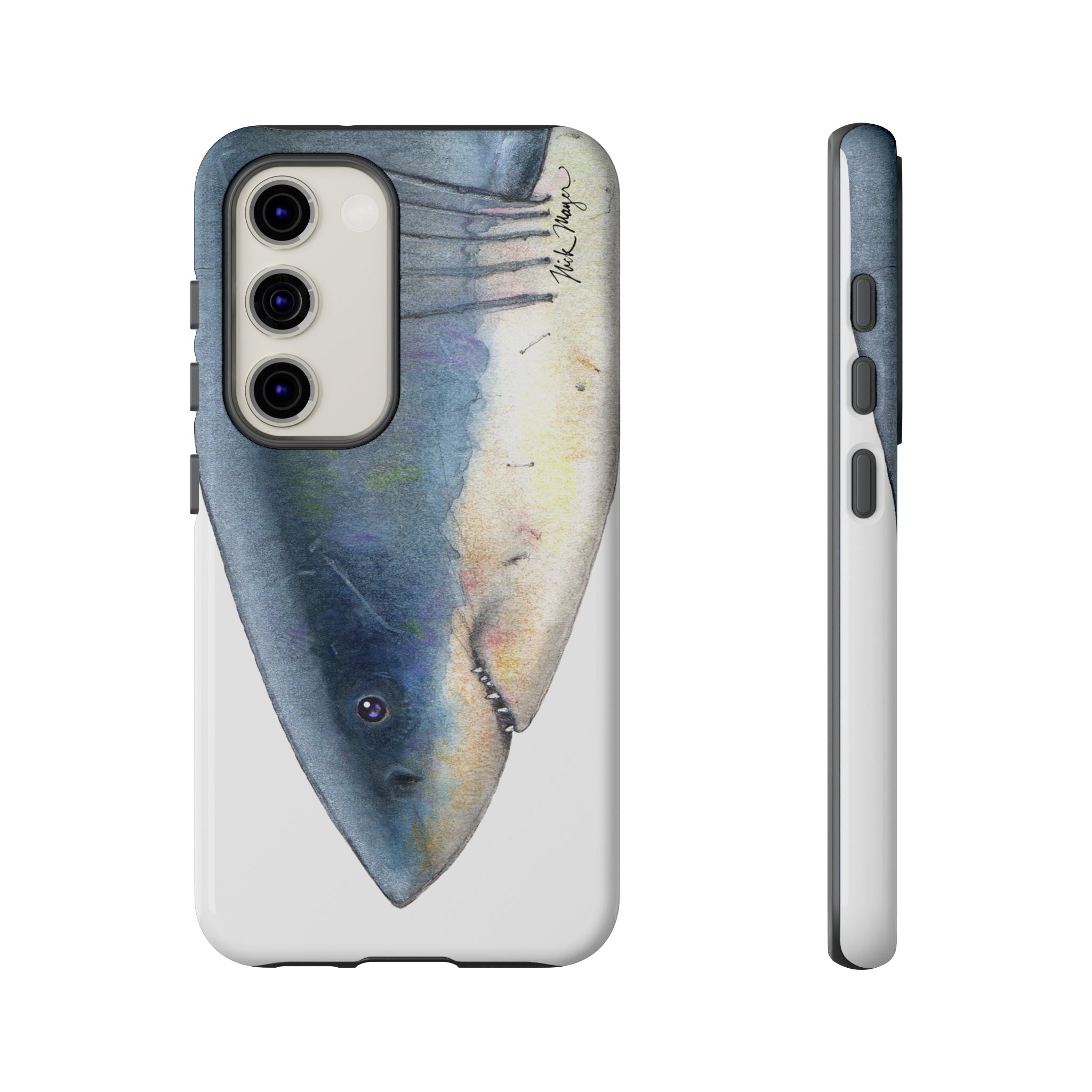Great White Shark Face Phone Case (Samsung) Printify