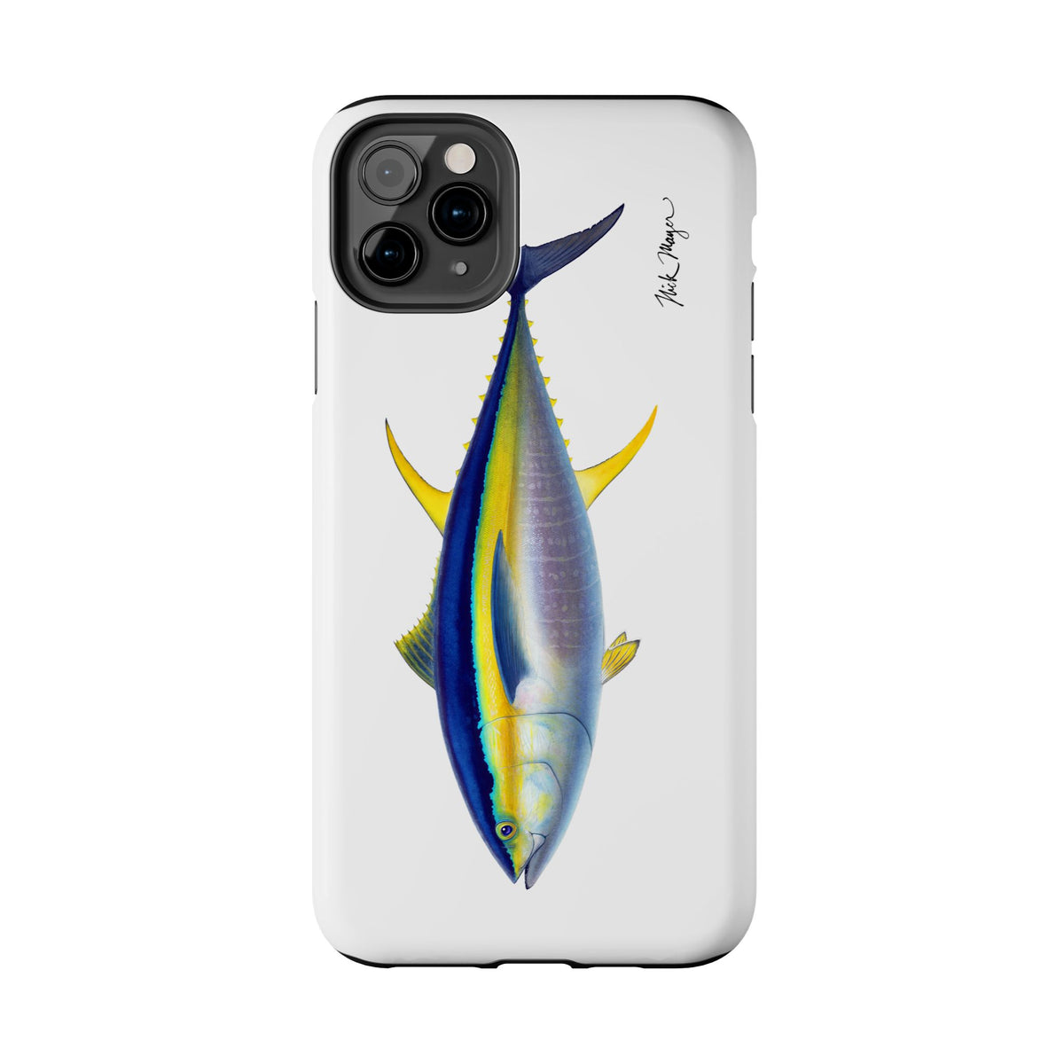 Yellowfin Tuna White Phone Case (iPhone) Printify