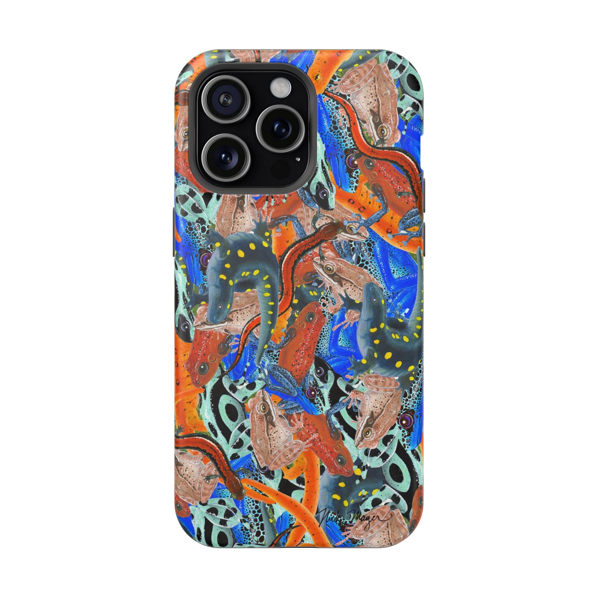Frogs and Salamanders MagSafe iPhone Case