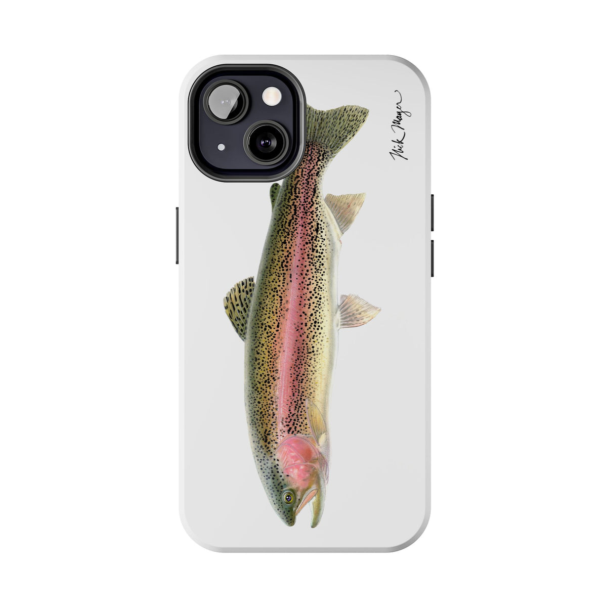 Rainbow Trout White Phone Case (iPhone) Printify