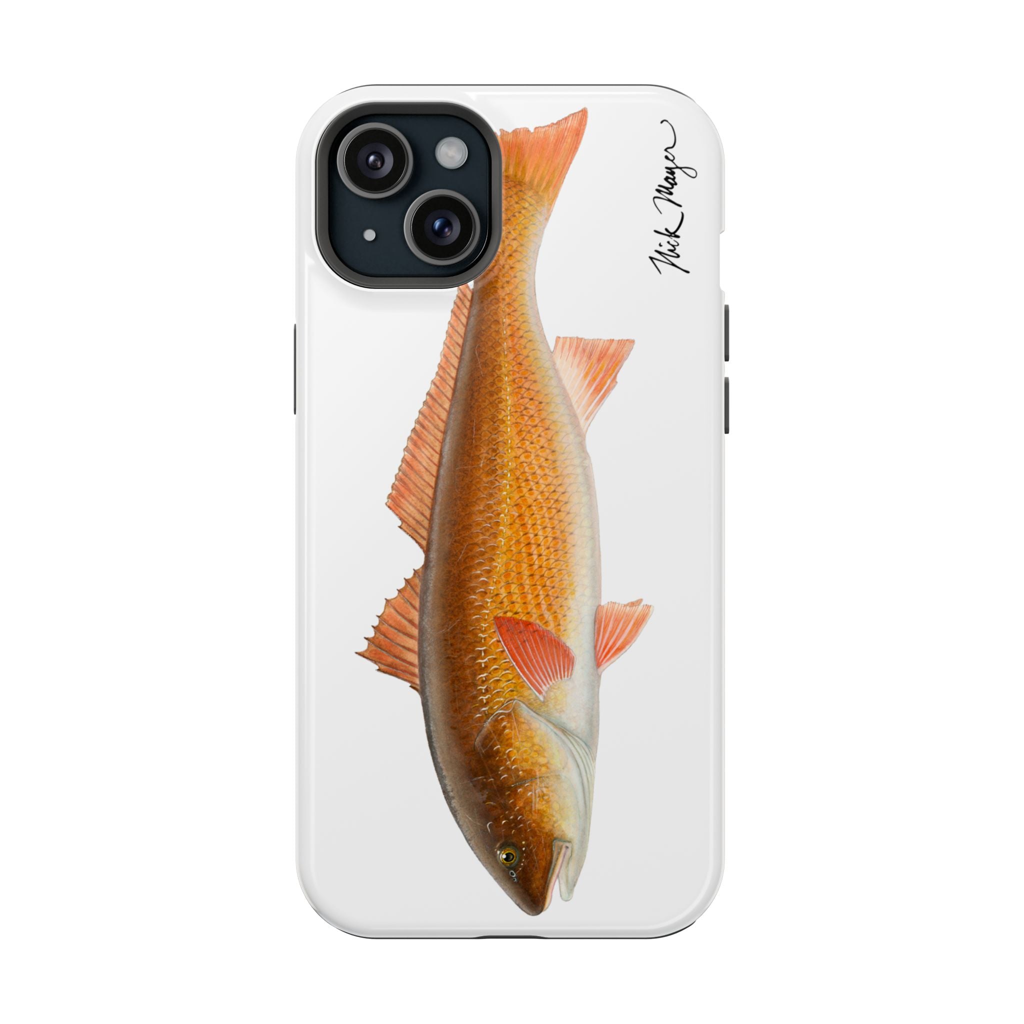 Redfish MagSafe White iPhone Case