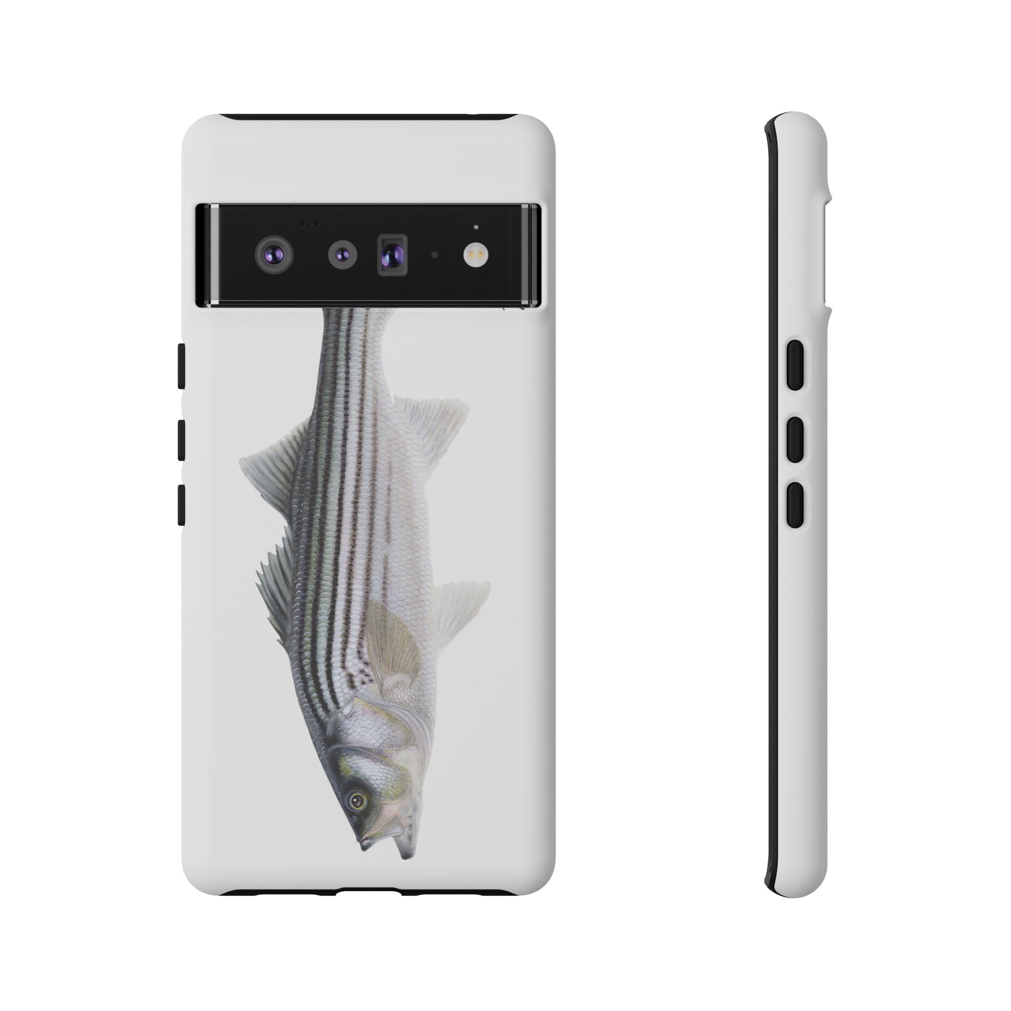 Schoolie Striper White Phone Case (Samsung) Printify