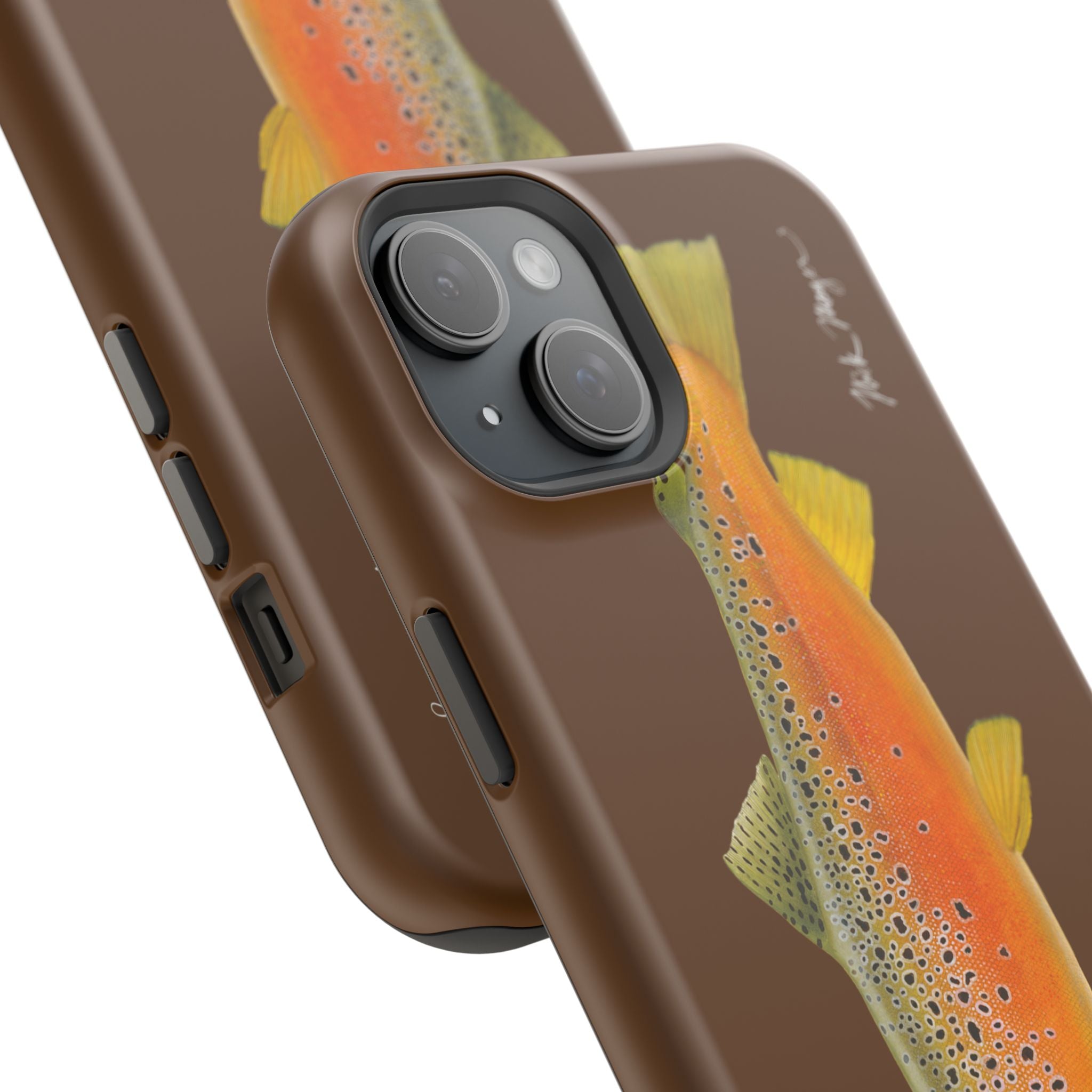 Brown Trout 2 Brown MagSafe iPhone Case, Limited Run