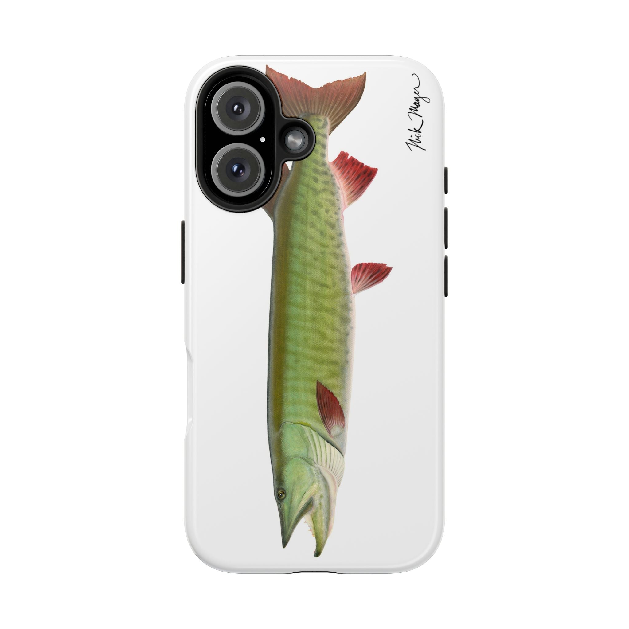 Trophy Muskie White Phone Case (iPhone)