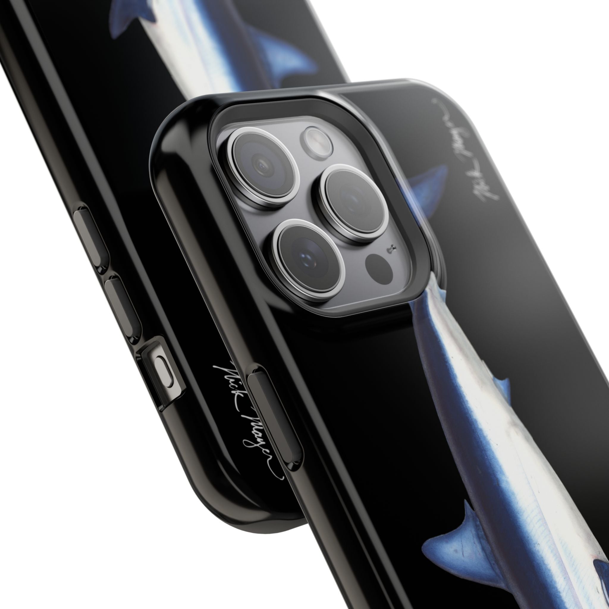 Mako Shark MagSafe Black iPhone Case